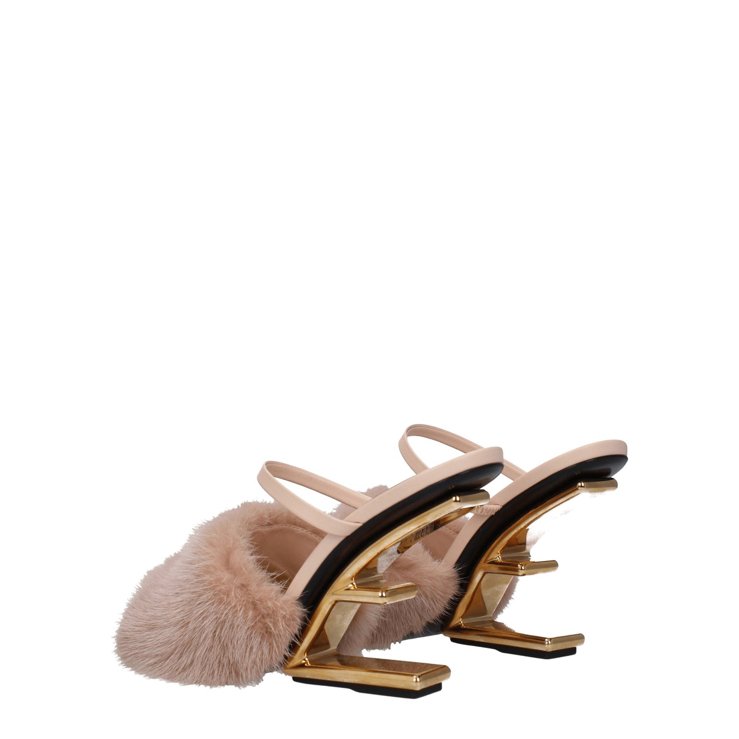 Fendi Women's Sandals in Mink Pink