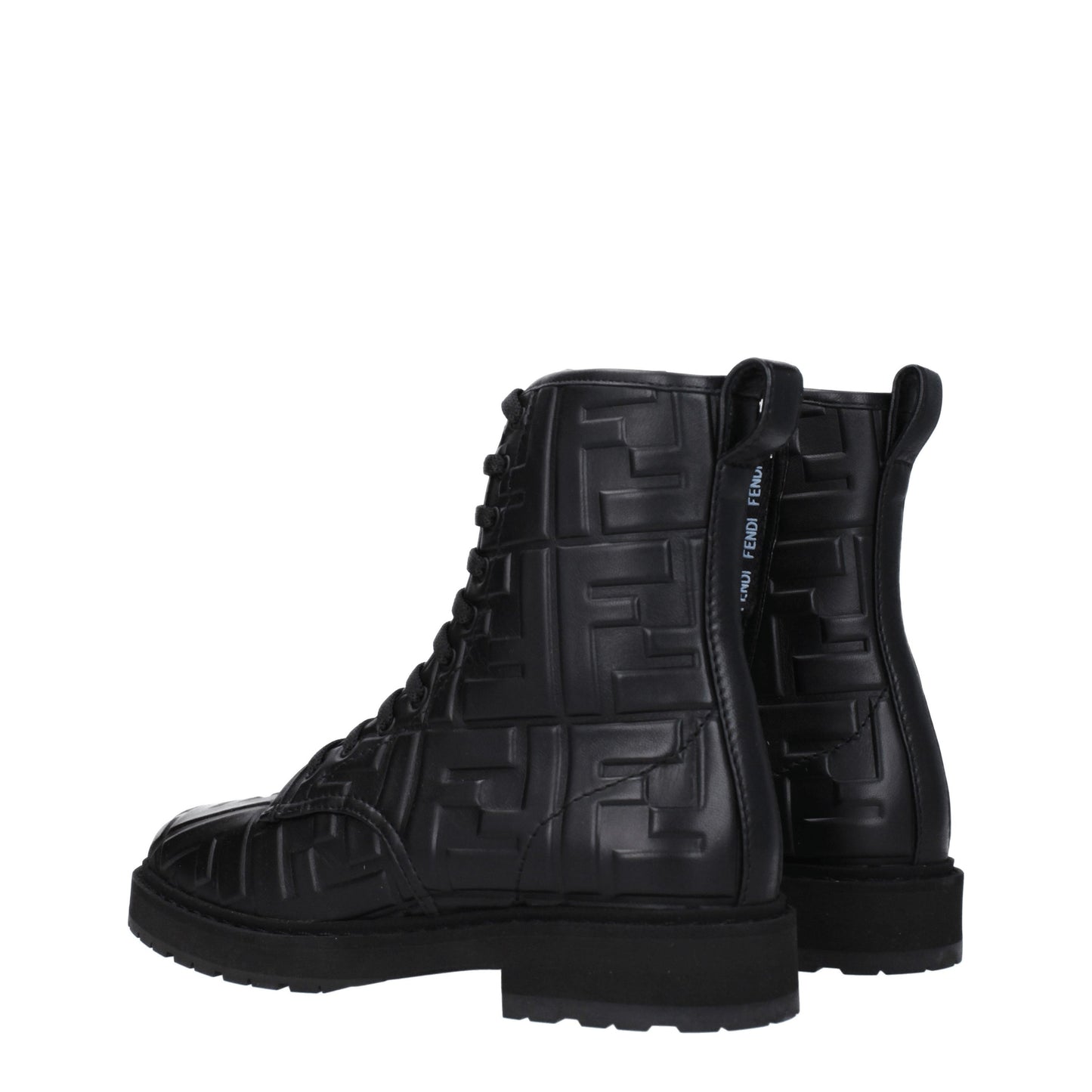 Fendi Women's Boots in Leather Black