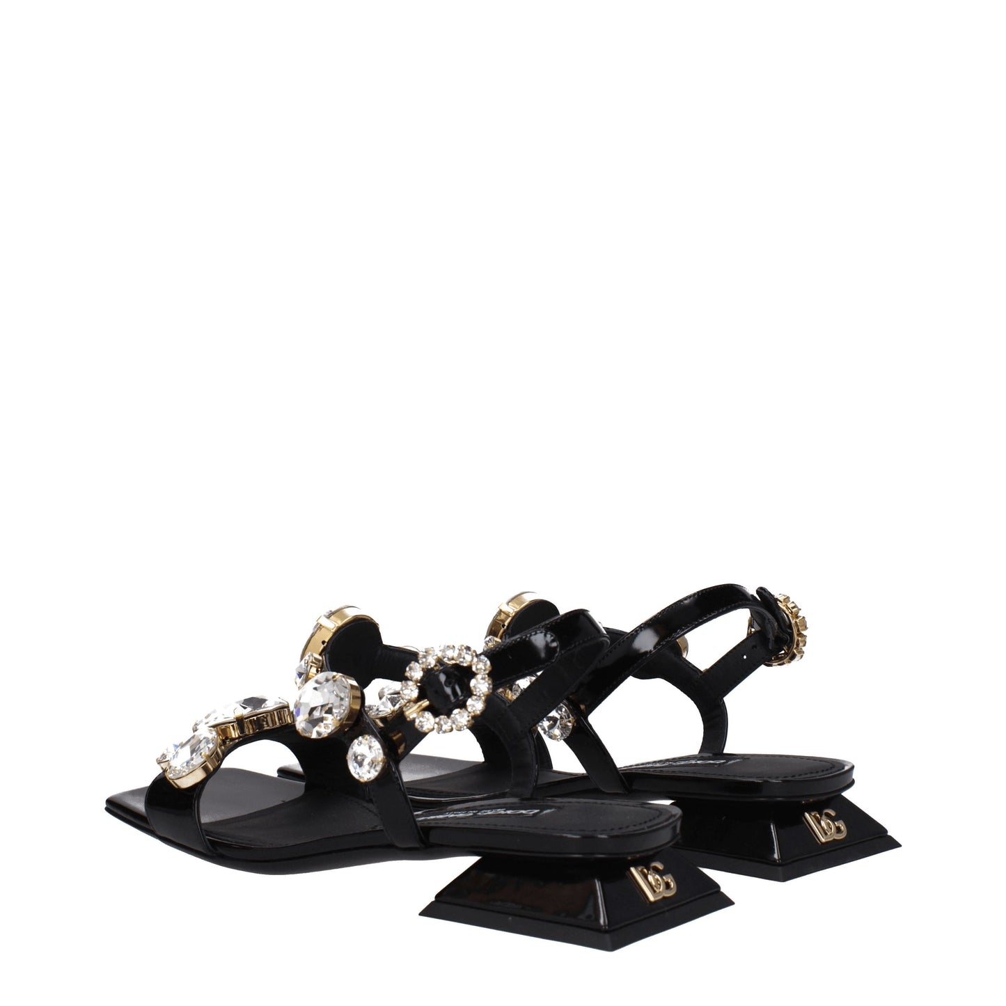 Dolce&Gabbana Women's Sandals in Leather Black