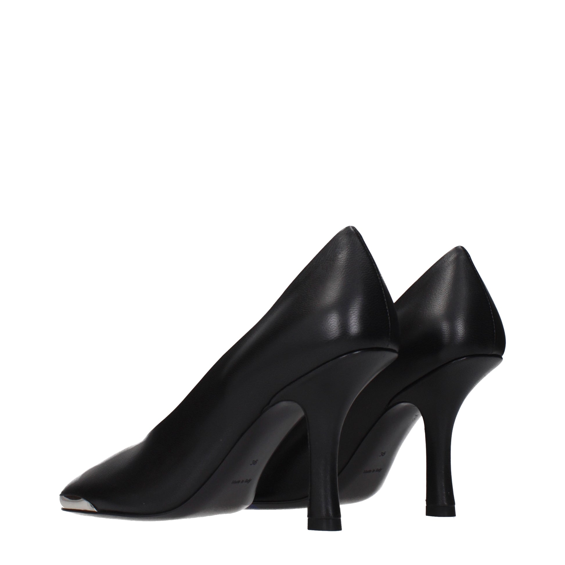 Burberry Pumps Women Leather Black