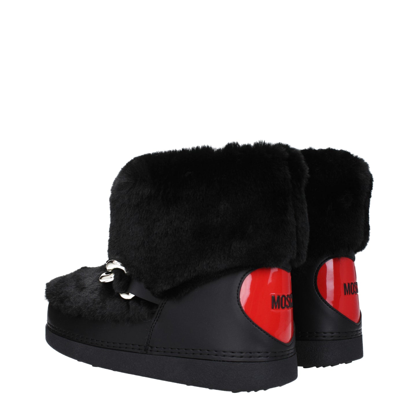 Love Moschino Women's Boots in Polyester Black