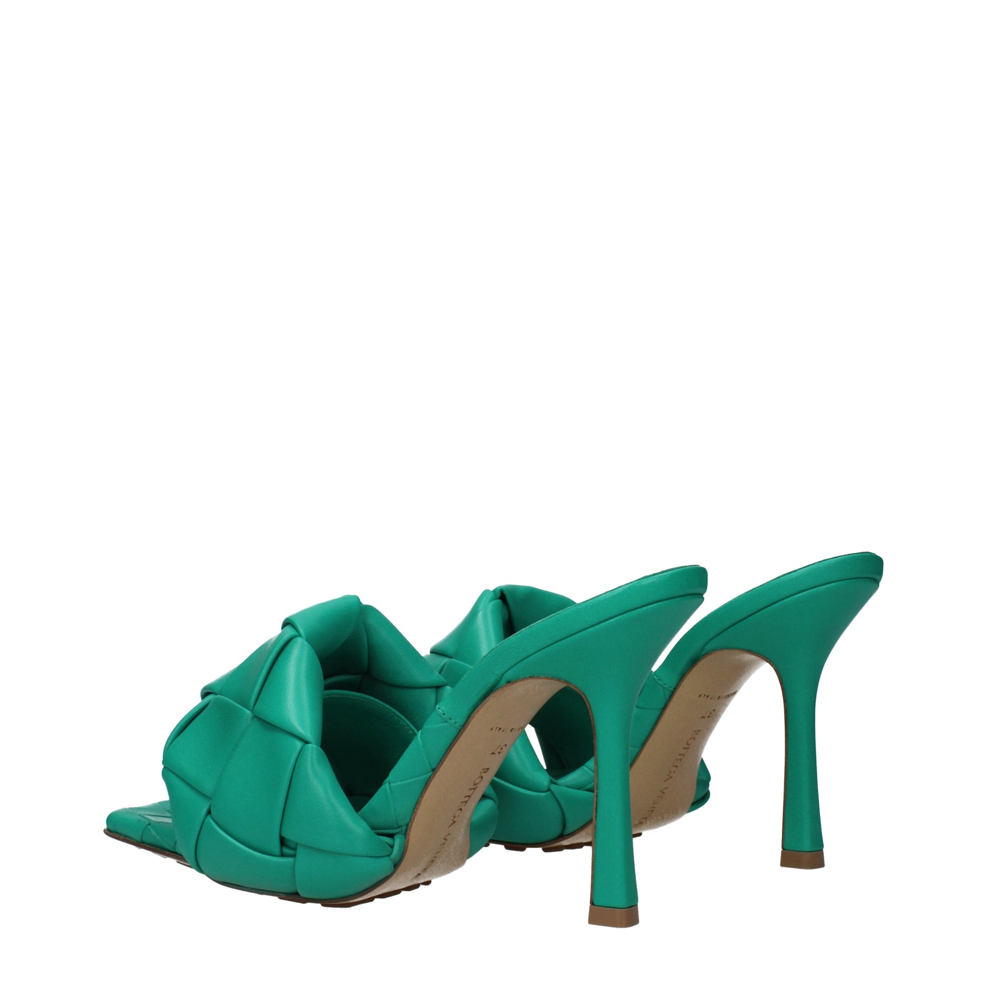 Bottega Veneta Women's Sandals Leather Turquoise