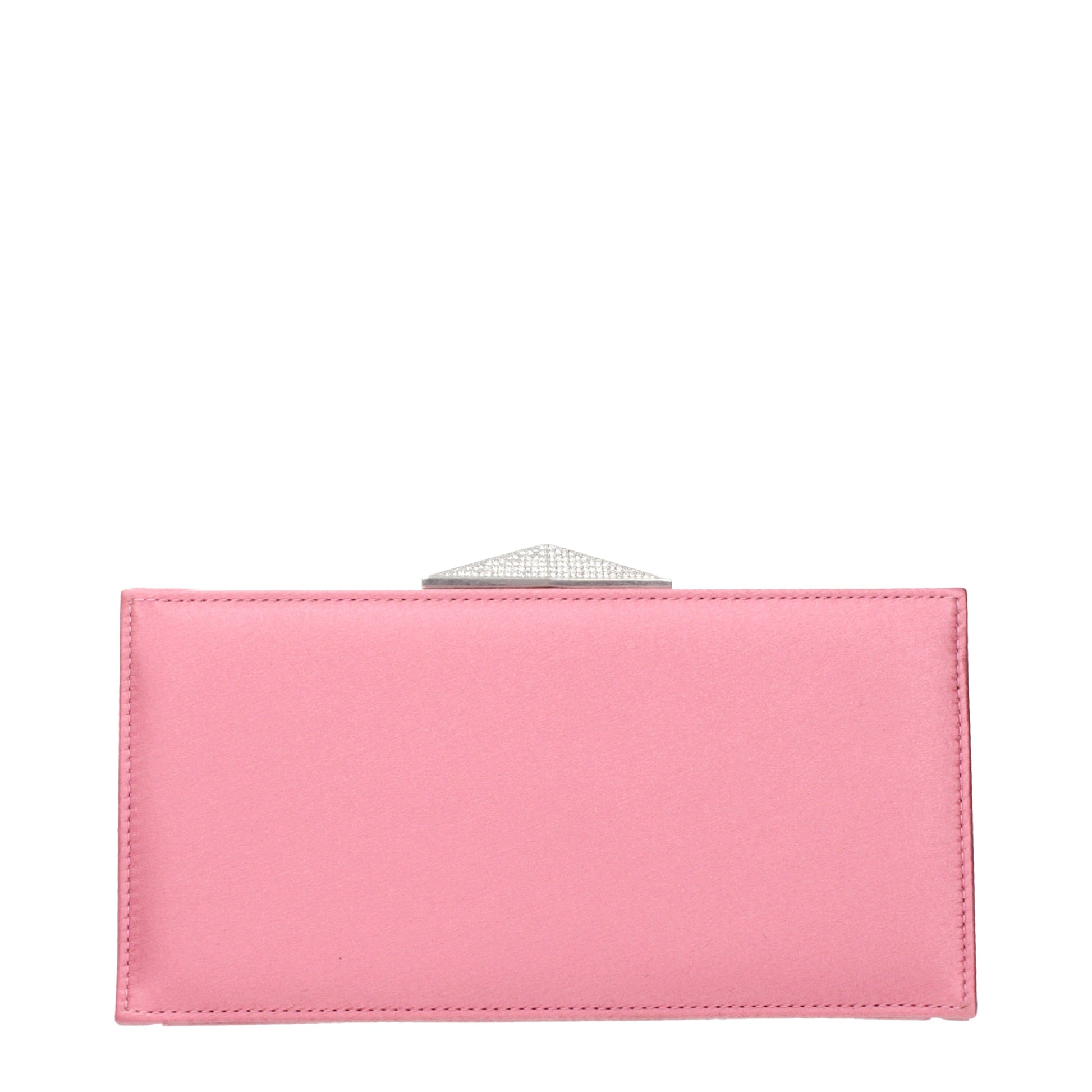 Jimmy Choo Women's Clutches Satin Rose