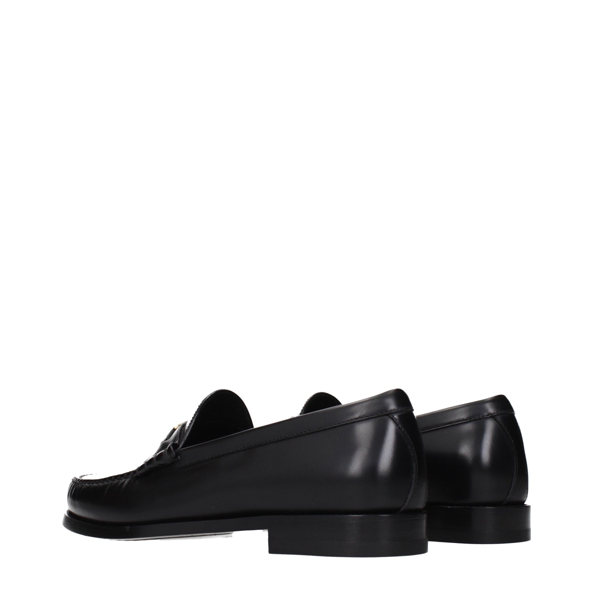 Celine Loafers Men Leather Black