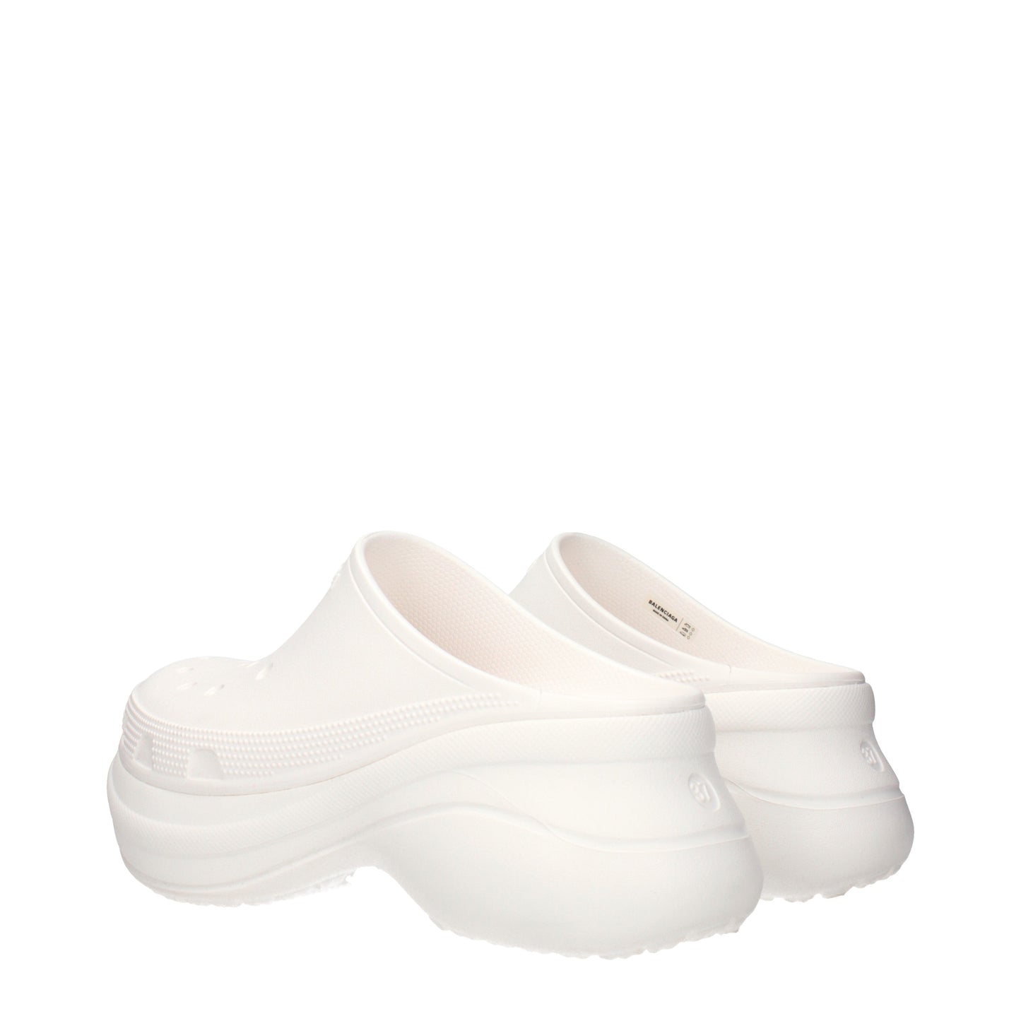 Balenciaga Slippers and Clogs Women Rubber White