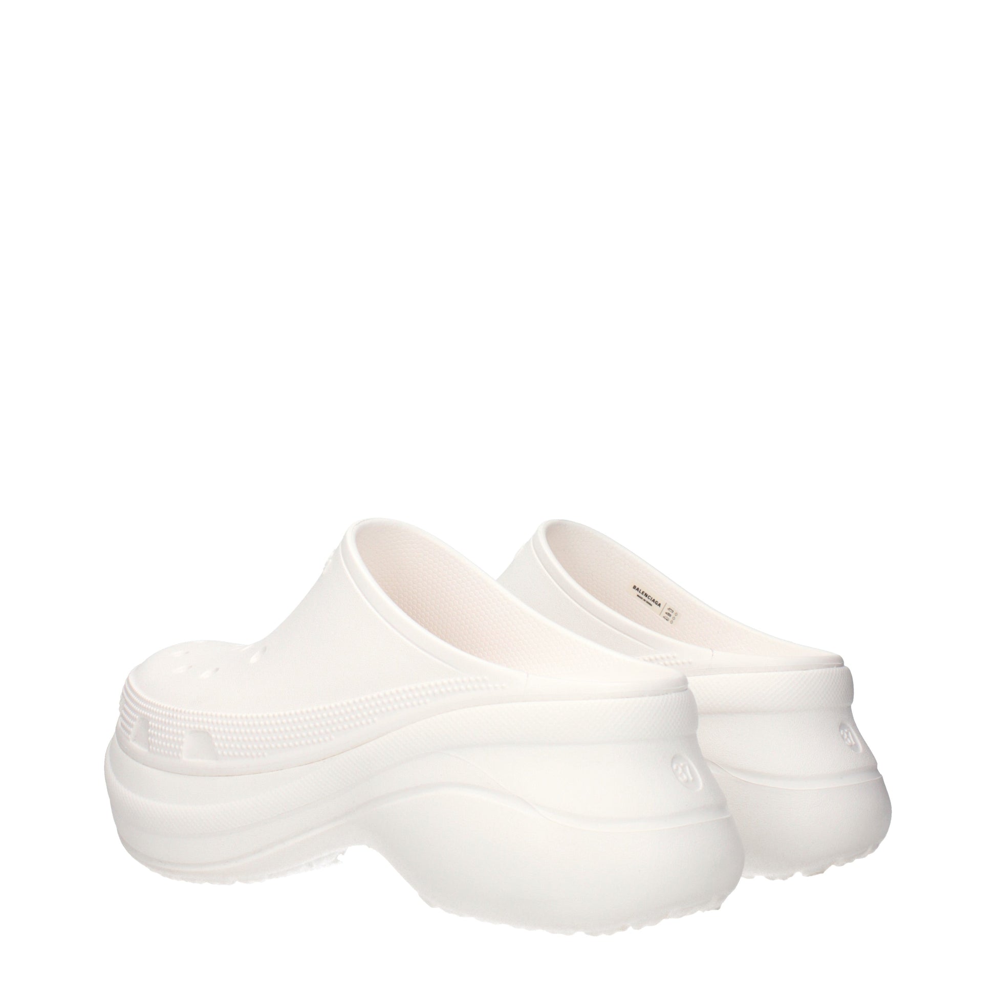 Balenciaga Slippers and Clogs Women Rubber White