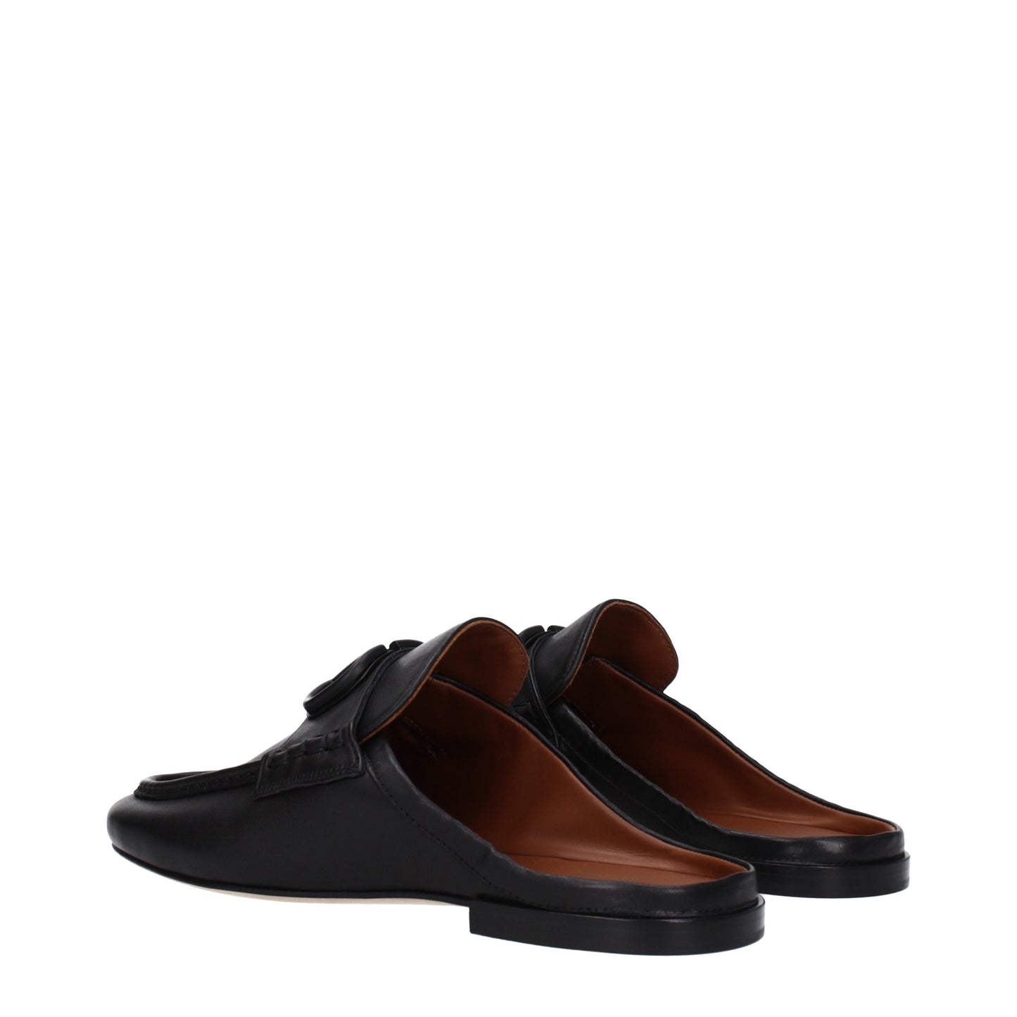 Valentino Garavani Sandals & Slippers Men Leather Black