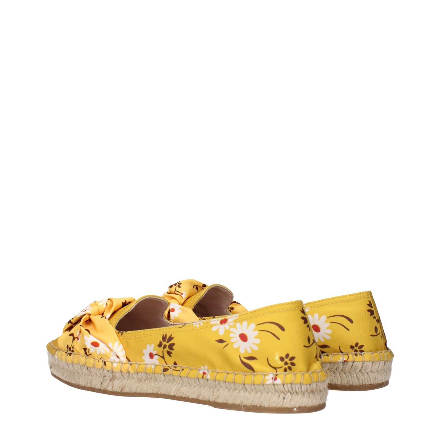 Miu Miu Women's Espadrilles Fabric Yellow