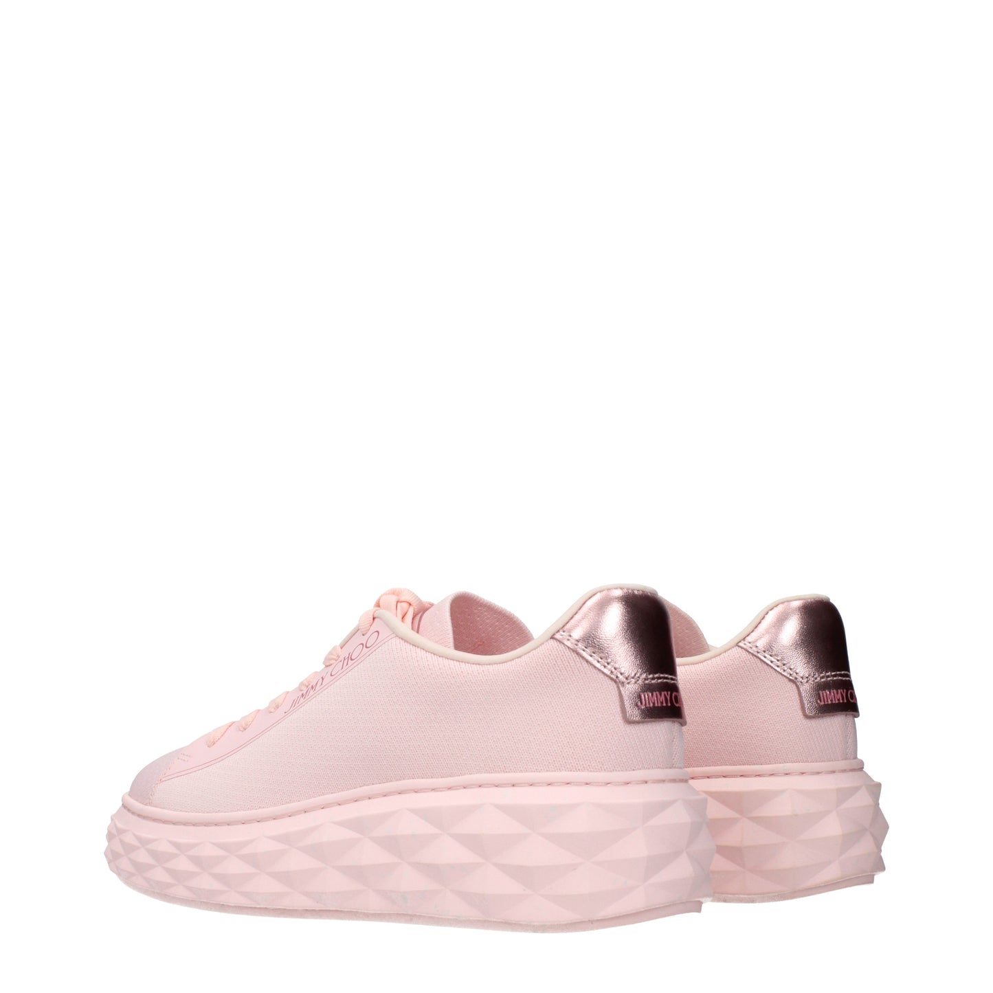 Jimmy Choo Women's Sneakers Fabric Powder