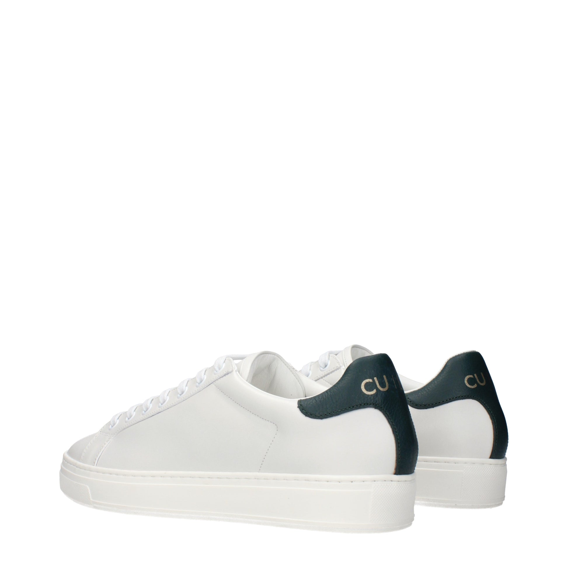 CU I LT Essence Sneakers Men Leather White/Dark Green