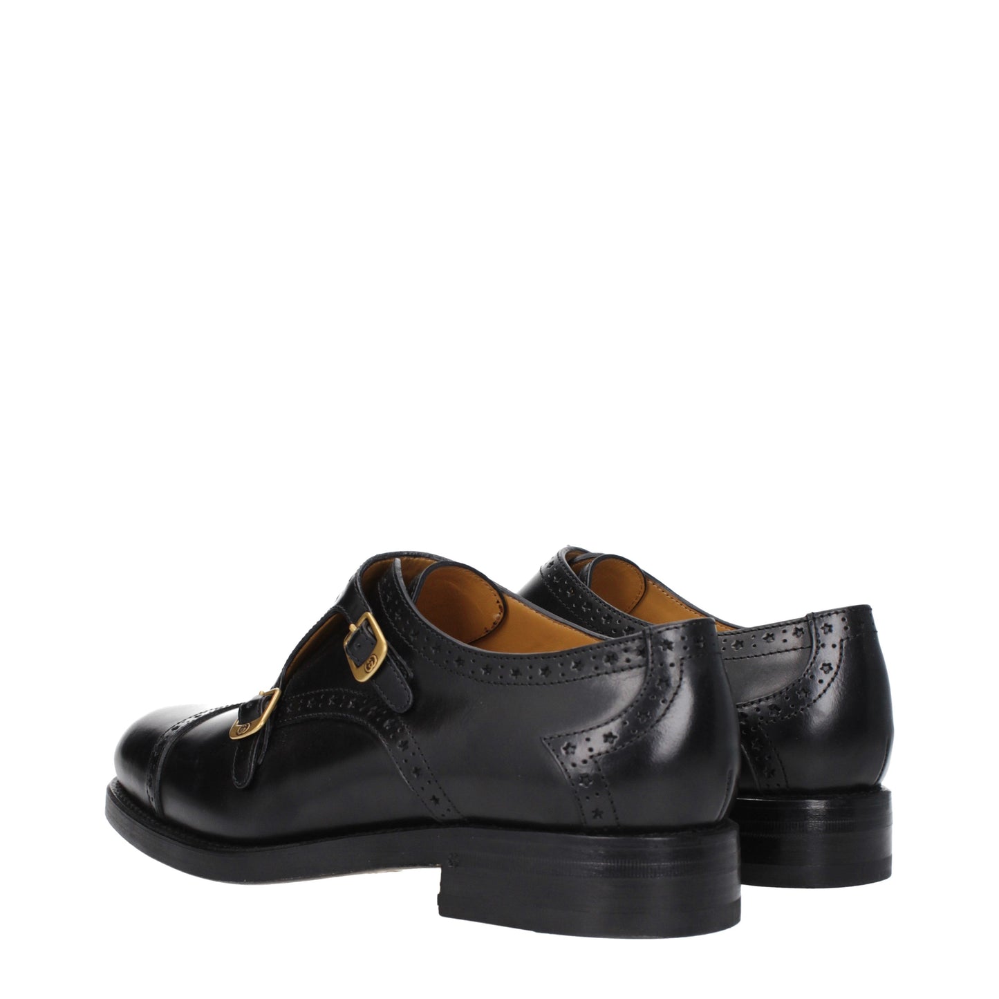 Gucci Men's Lace ups in Leather Black