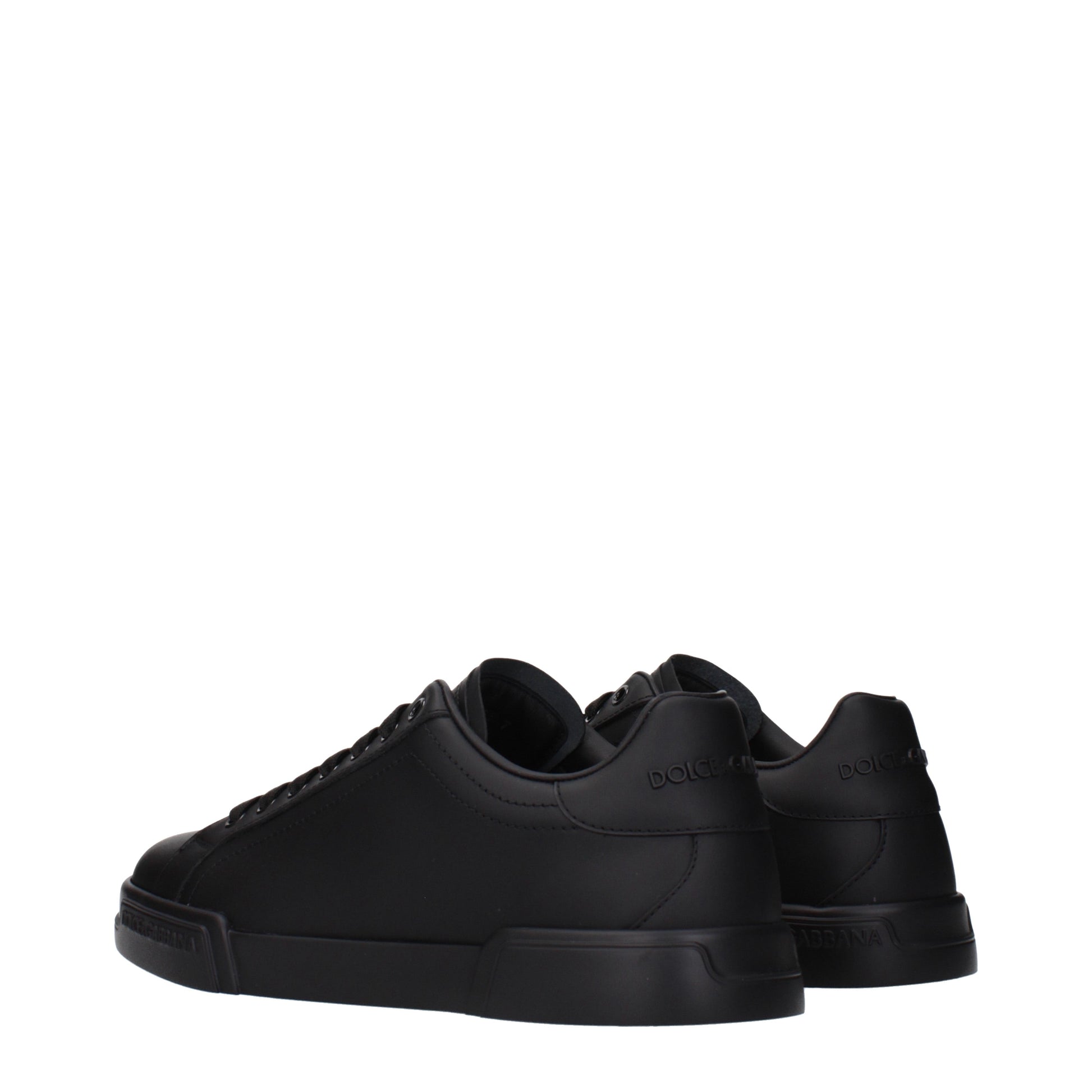 Dolce&Gabbana Sneakers Men Leather Black