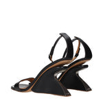 Off-White Sandals Women Leather Black