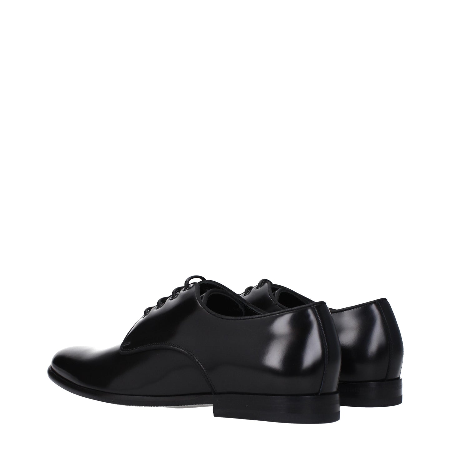 Dolce&Gabbana Men's Lace ups in Leather Black