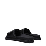 Christian Dior Slippers and Clogs Men Leather Black
