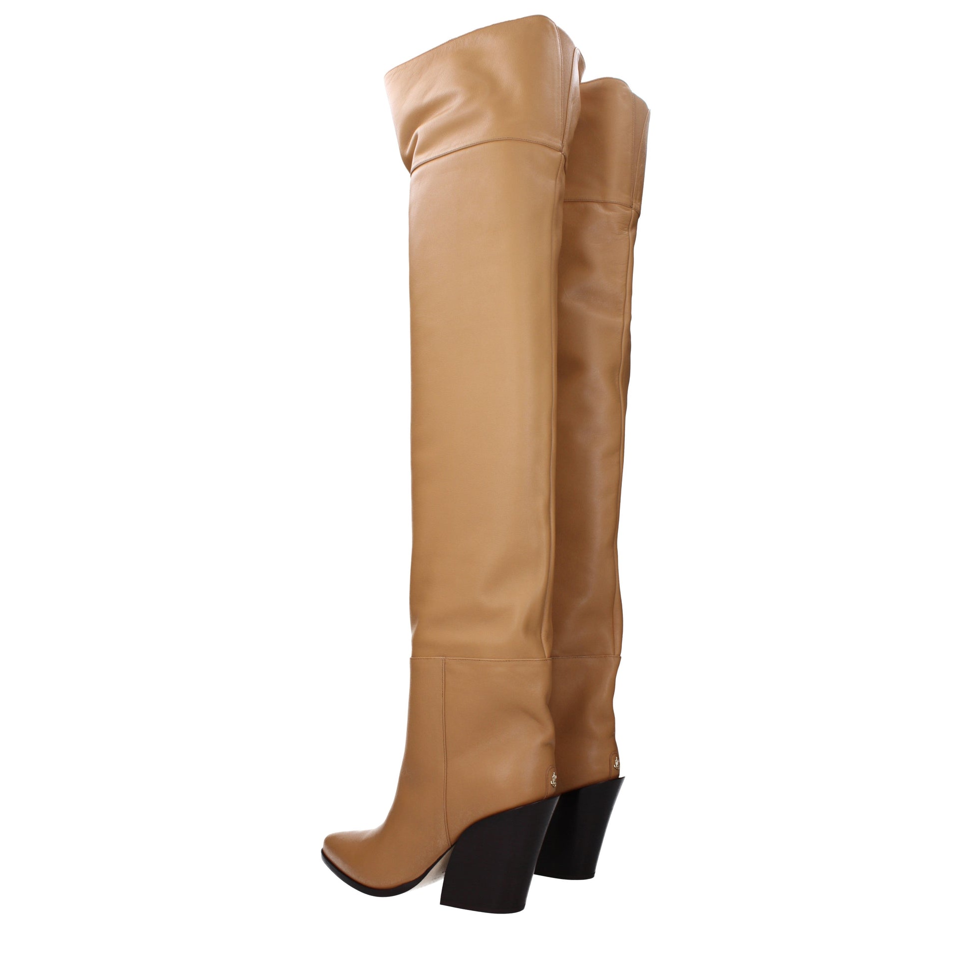 Jimmy Choo Ankle Boots Women Leather Beige/Caramel
