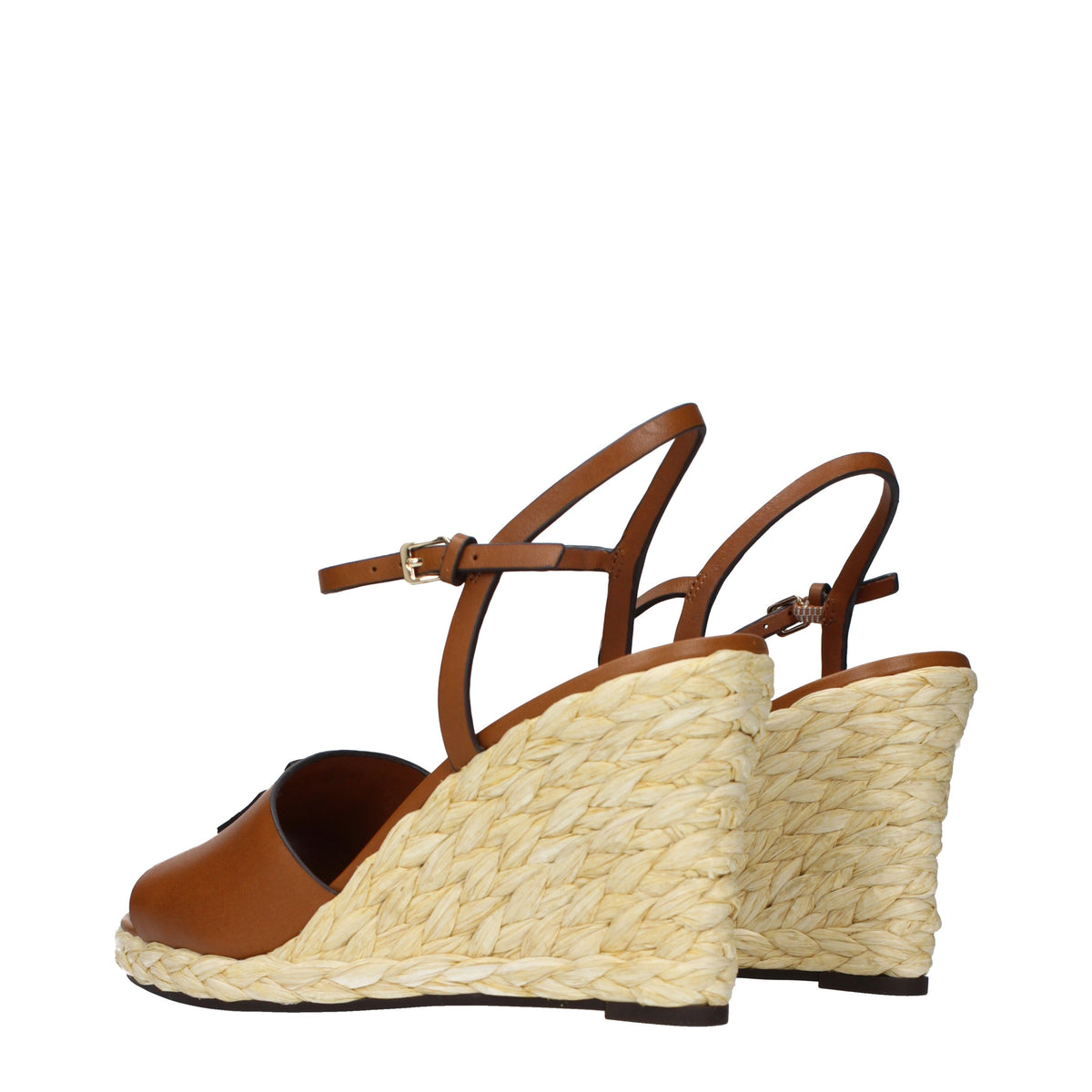 Tory Burch Wedges Women Leather Brown