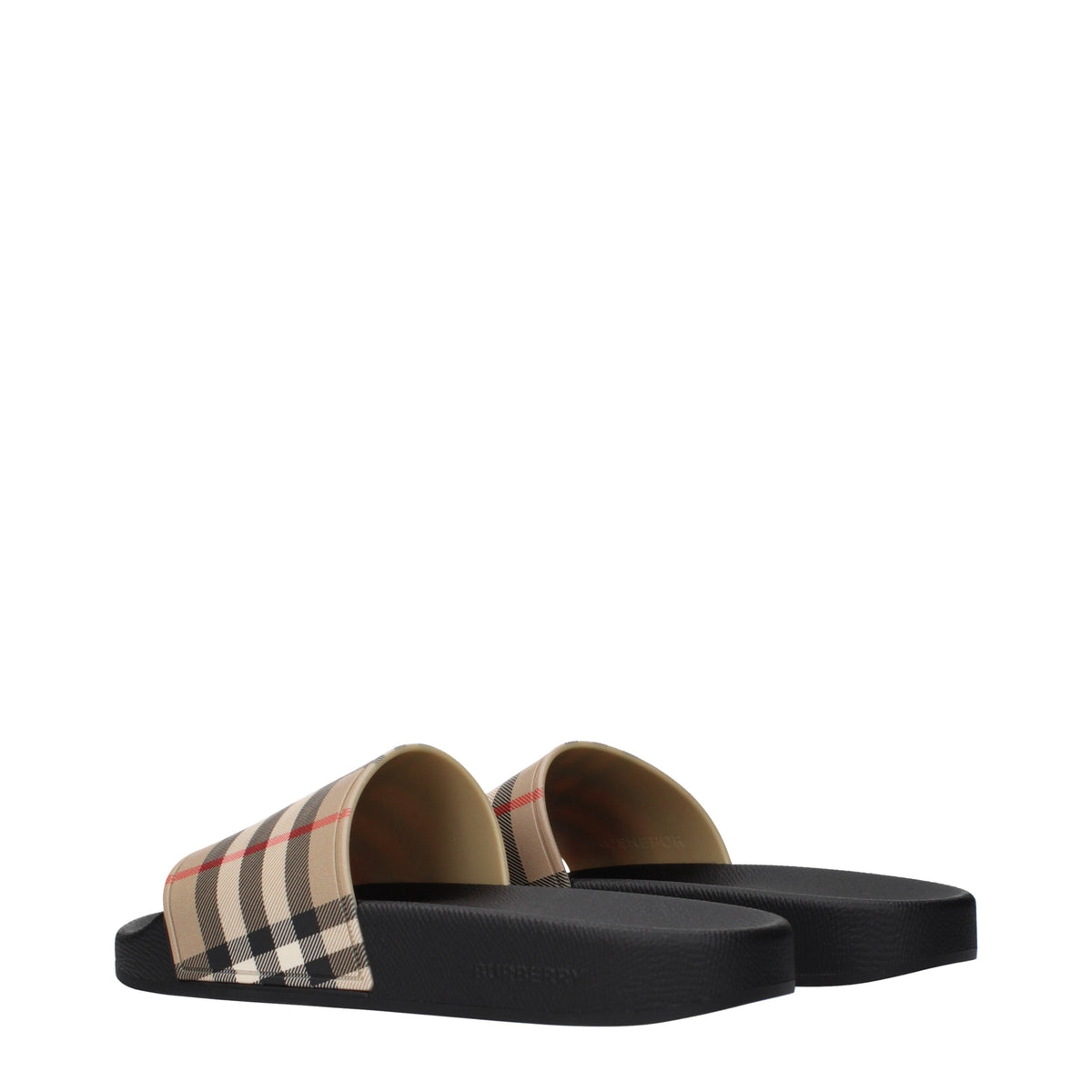 Burberry Slippers and Clogs Women Rubber Beige