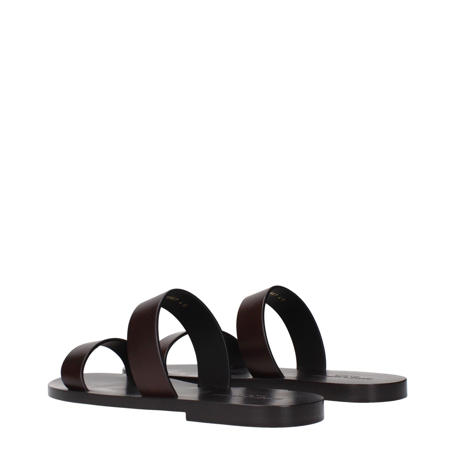 Saint Laurent Men's Slippers and Clogs Leather