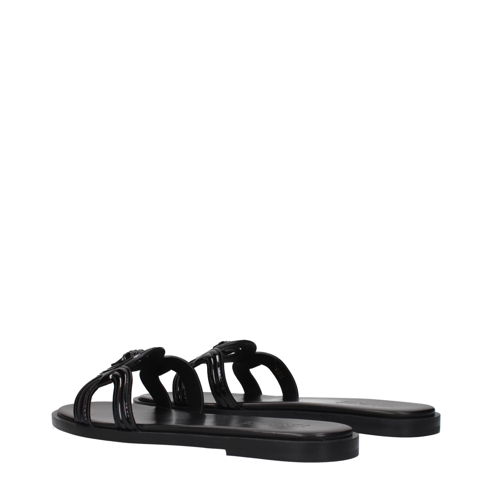 Versace Women's Slippers and Clogs Patent Leather