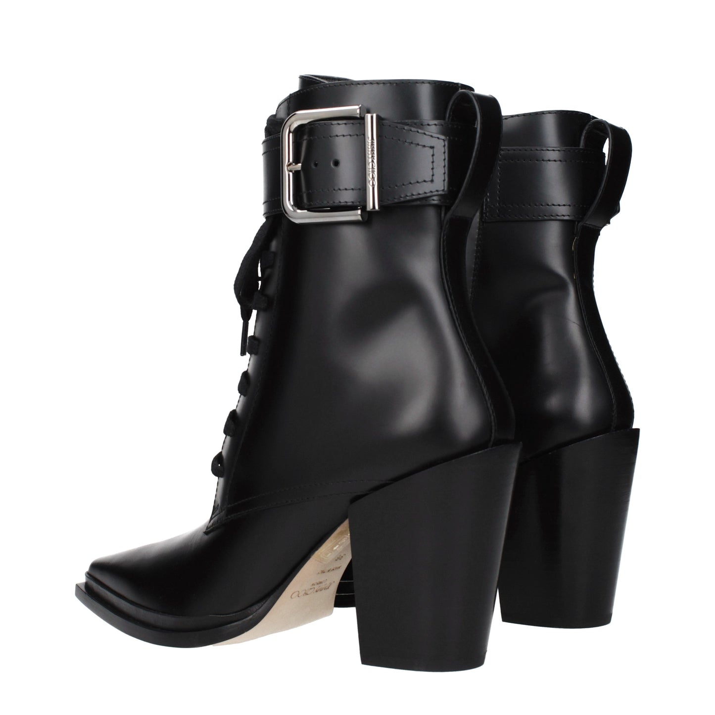 Jimmy Choo Ankle Boots Women Leather Black