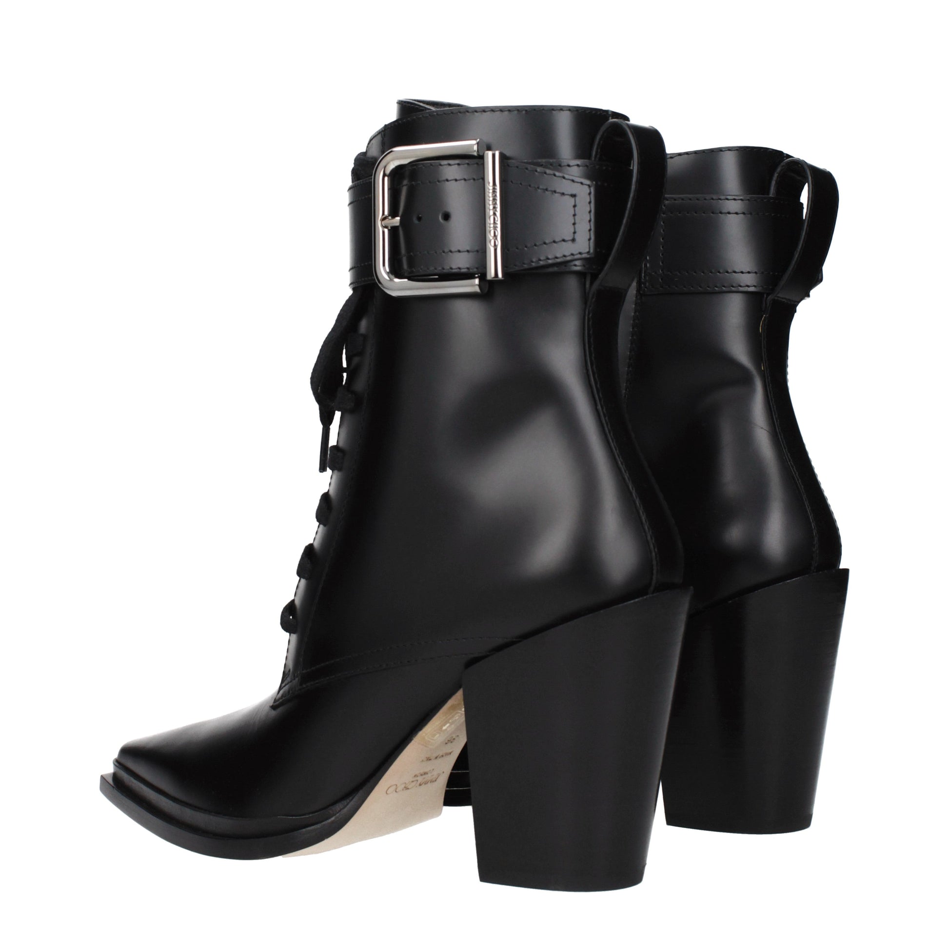 Jimmy Choo Ankle Boots Women Leather Black