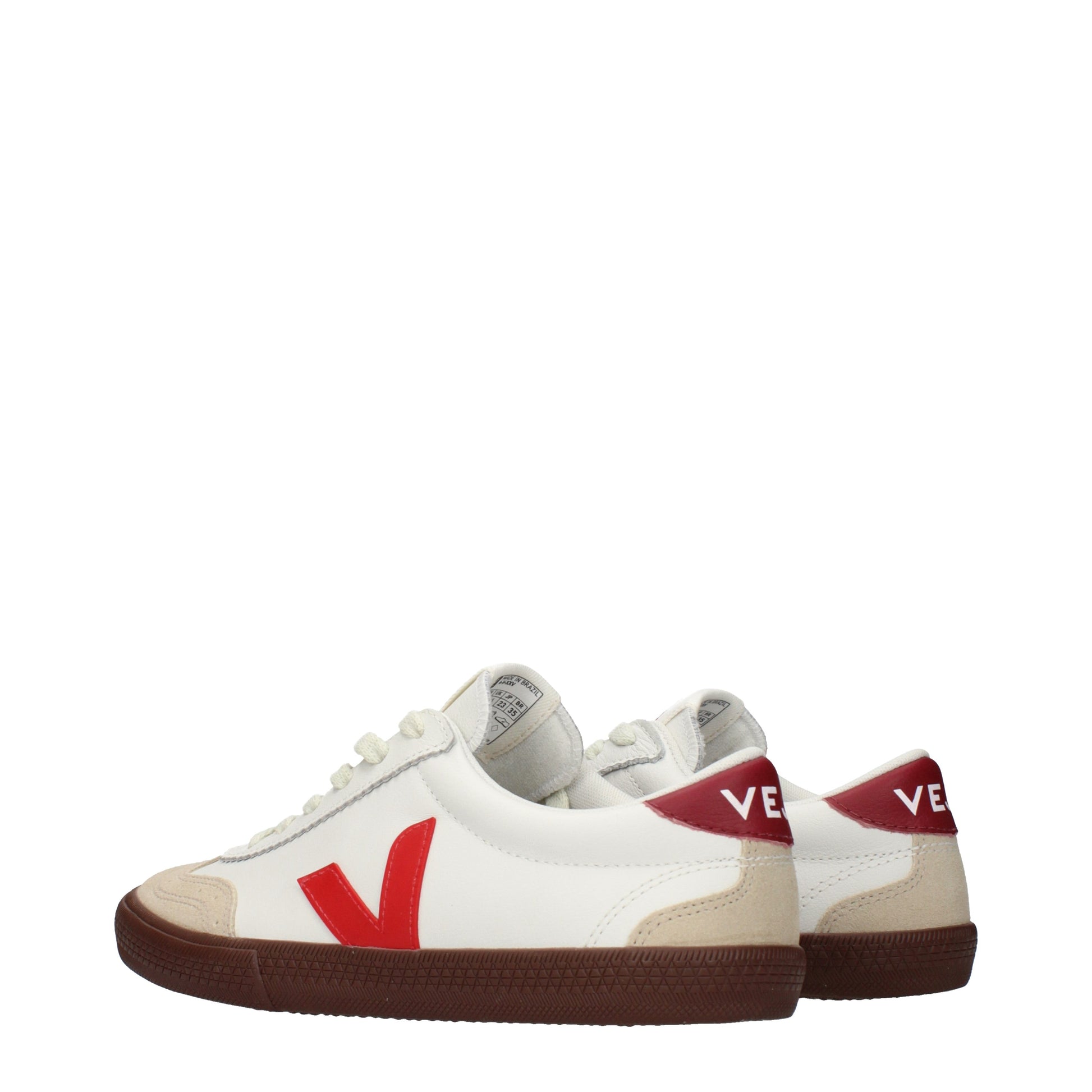 Veja Sneakers Women Leather White/Bordeaux