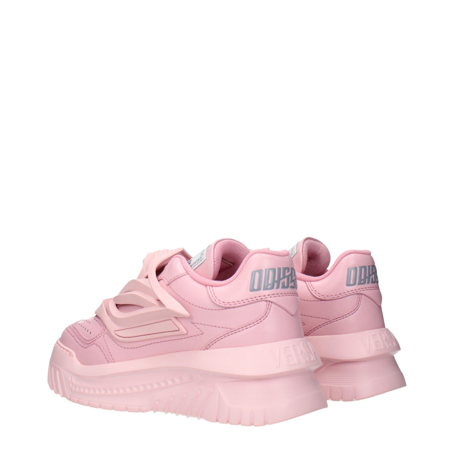 Versace Sneakers Women Leather Pink