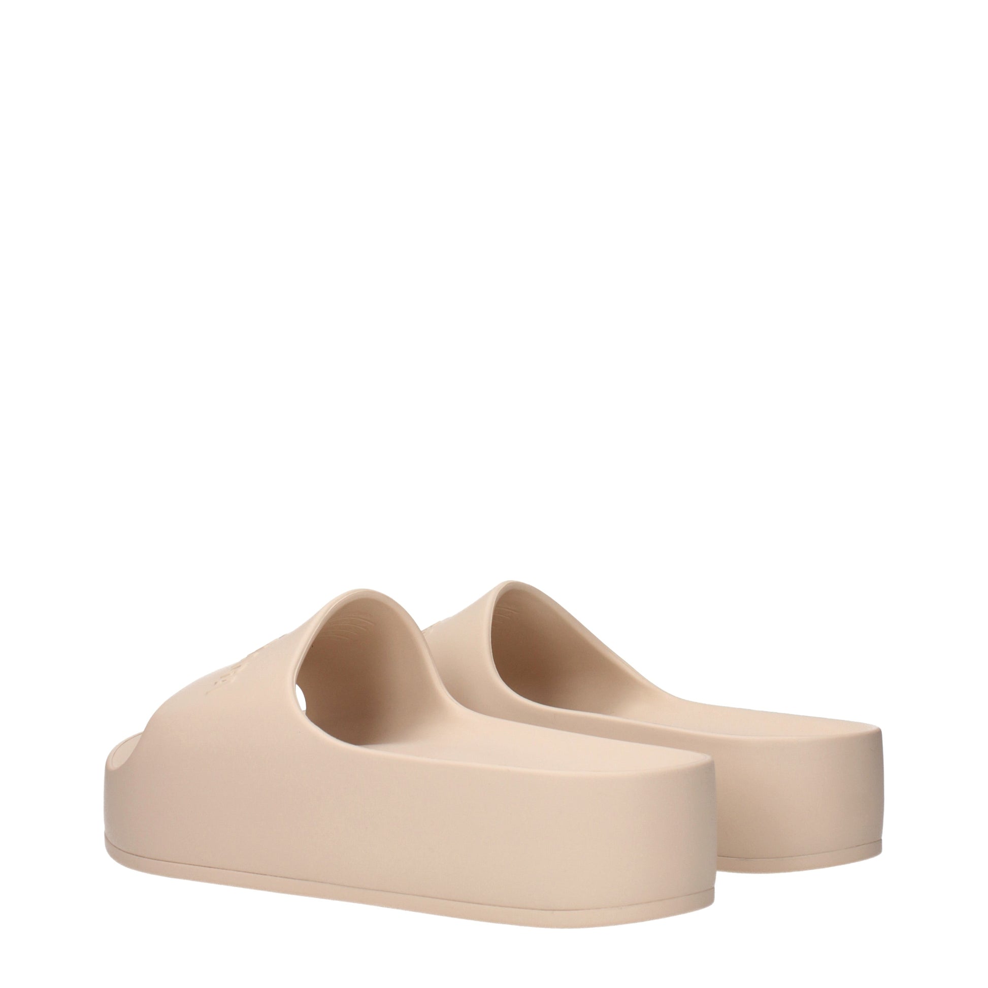 Balenciaga Slippers and Clogs Women Rubber Beige/Sand
