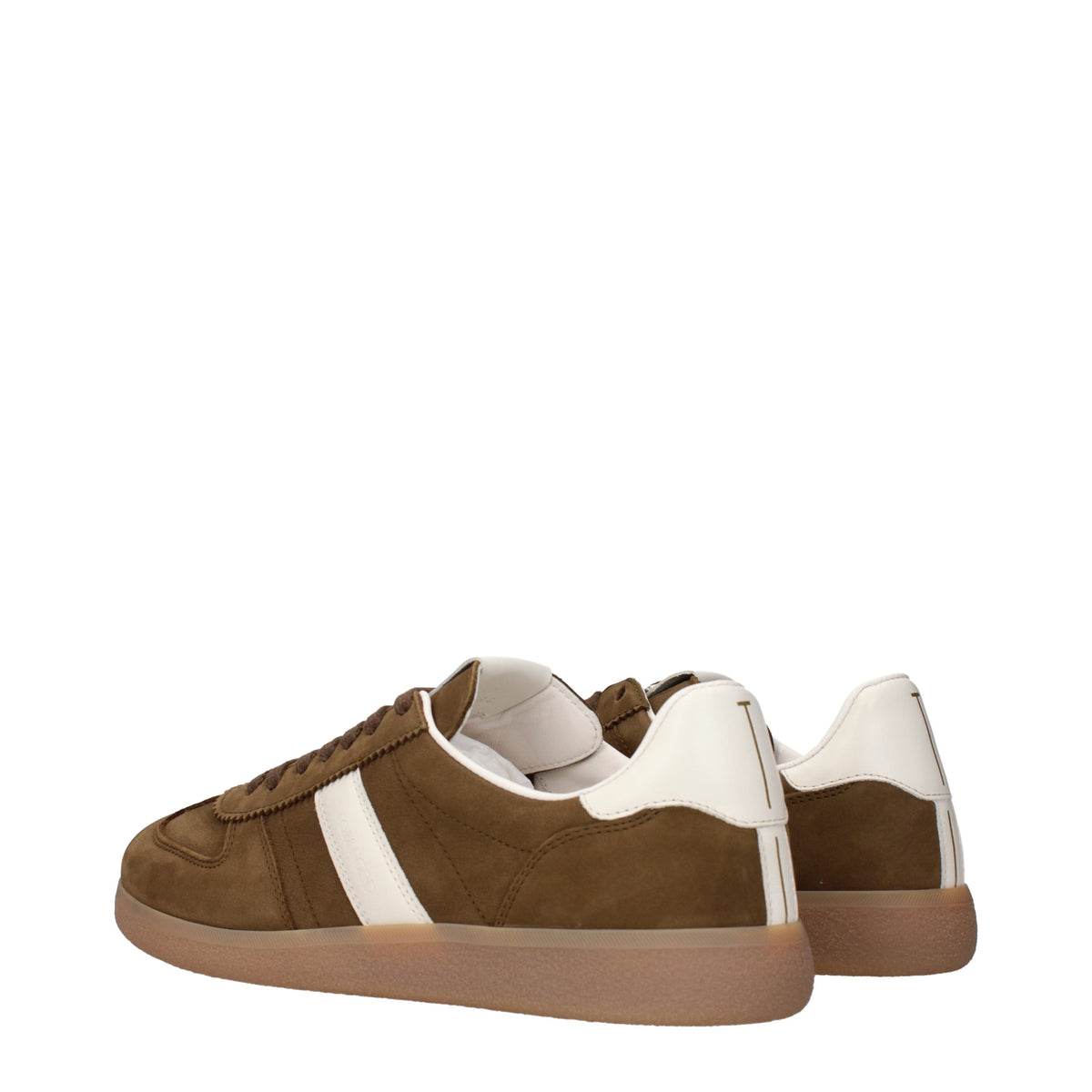 Tom Ford Sneakers Men Suede Brown/Amber