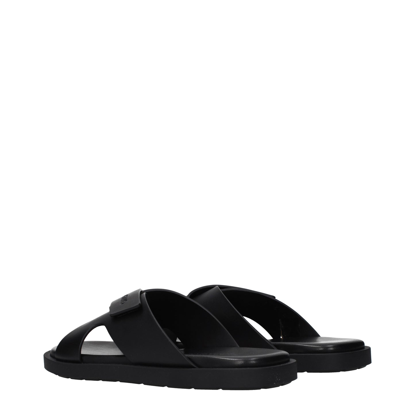 Salvatore Ferragamo Slippers and Clogs Men Leather Black