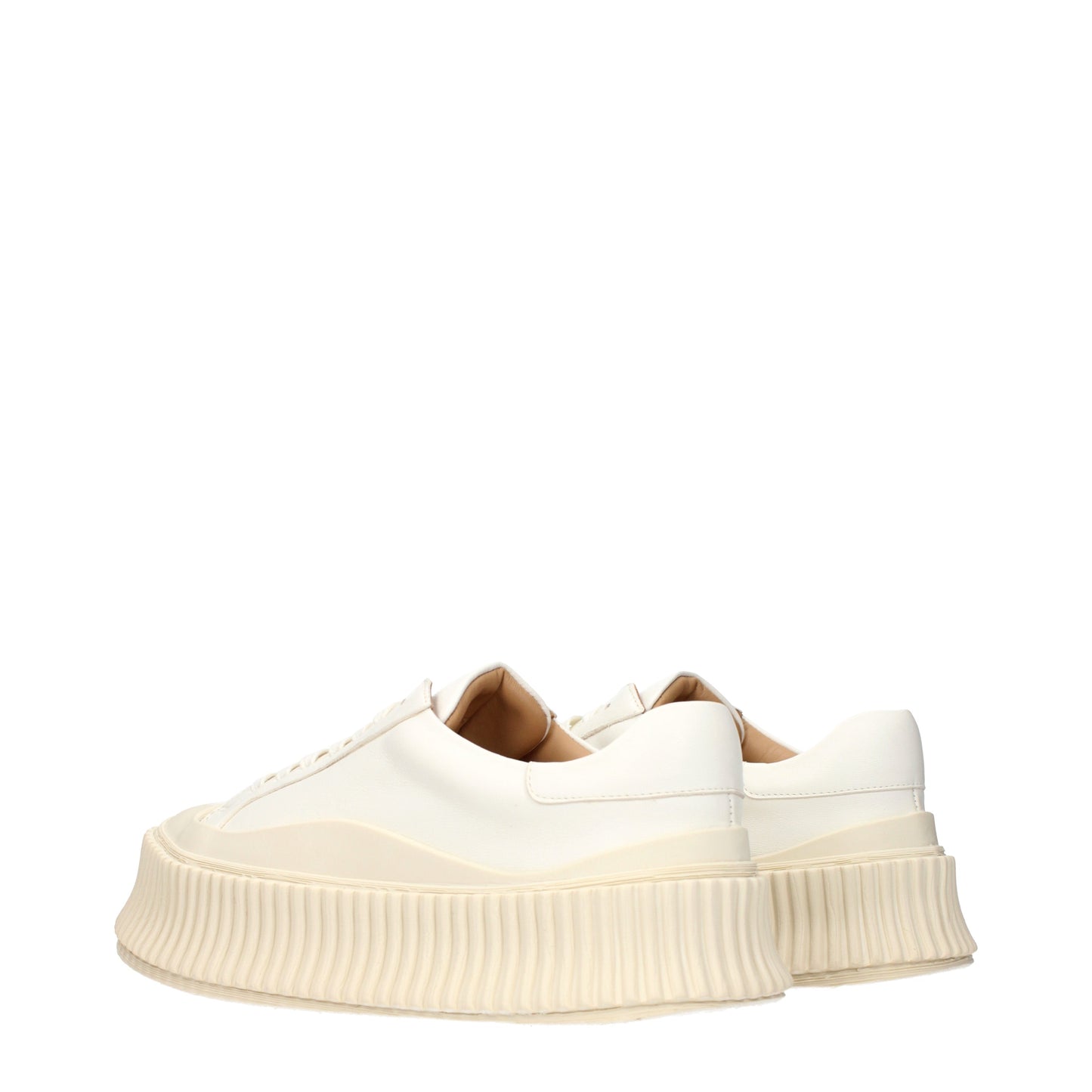 Jil Sander Sneakers Women Leather White/Optic White