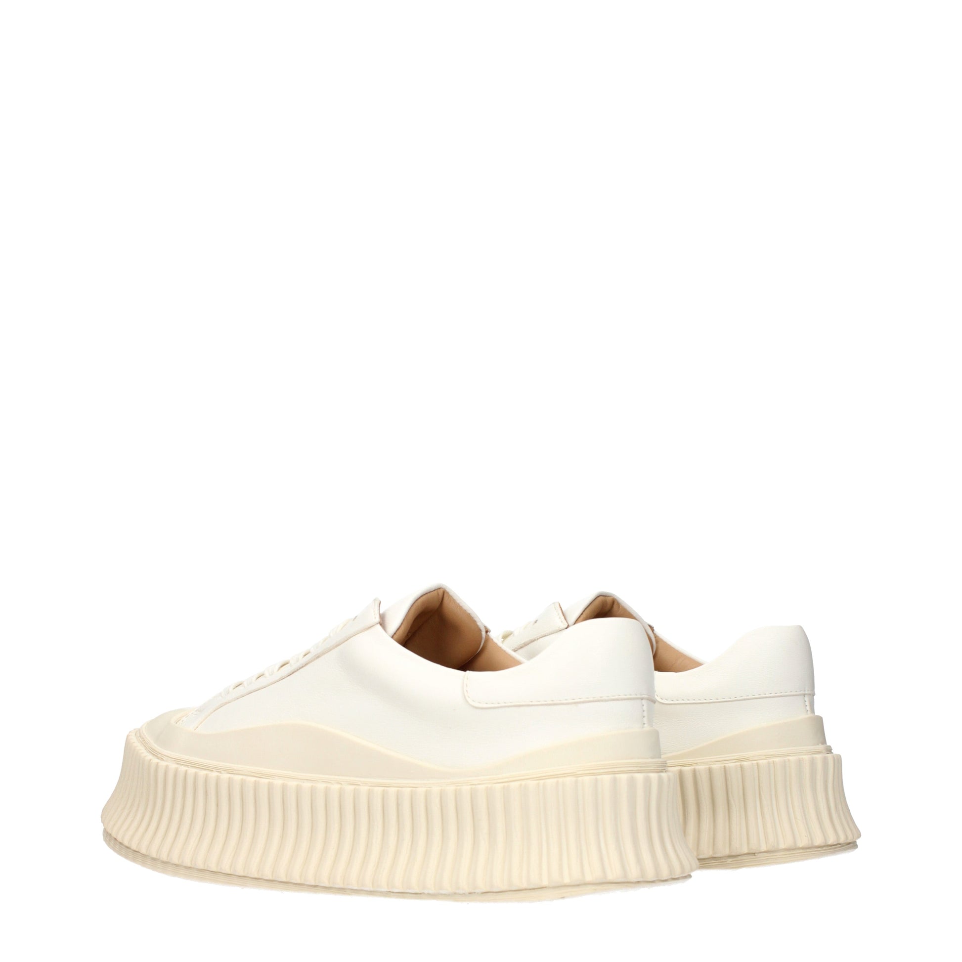 Jil Sander Sneakers Women Leather White/Optic White