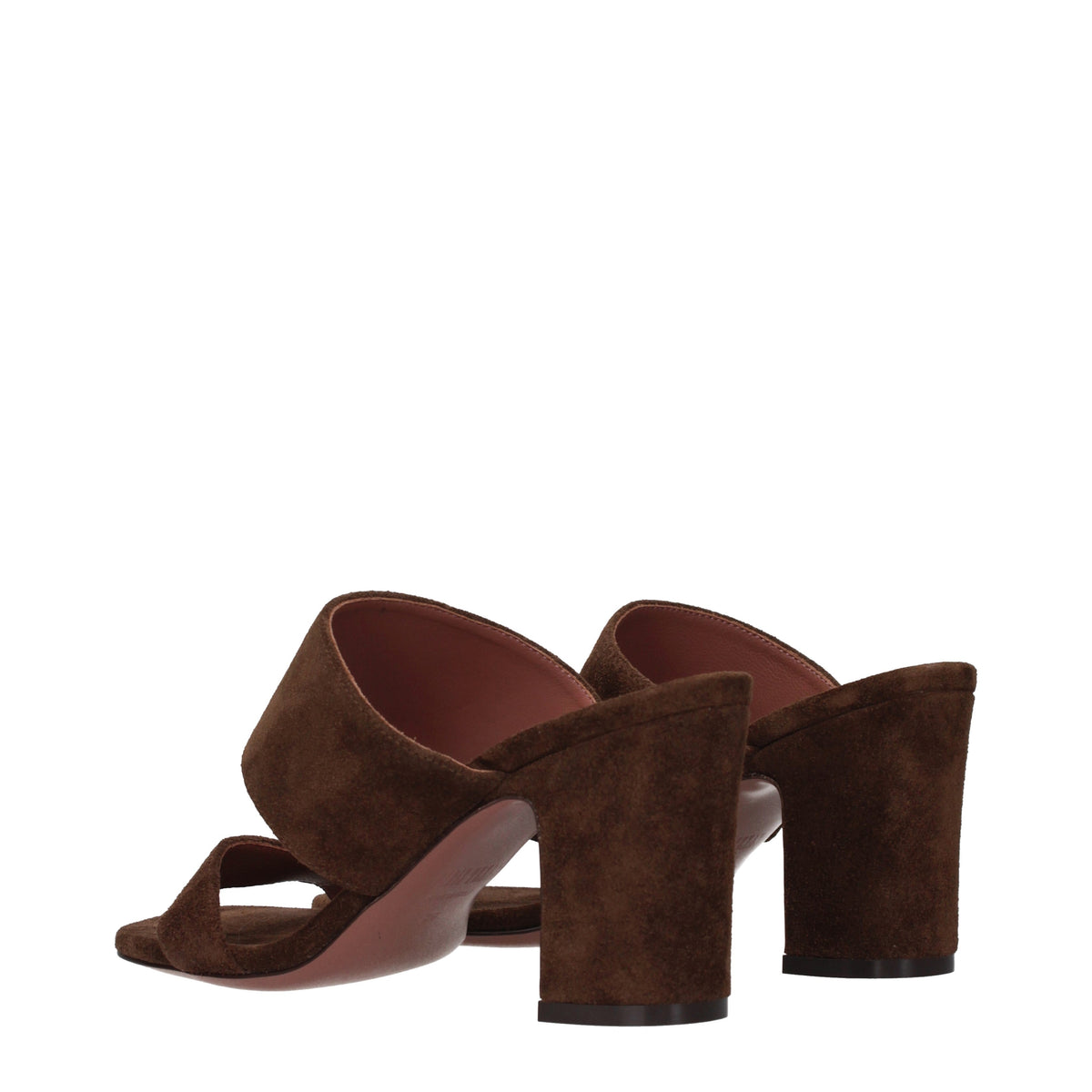 Paris Texas Sandals Women Suede Brown/Ebony