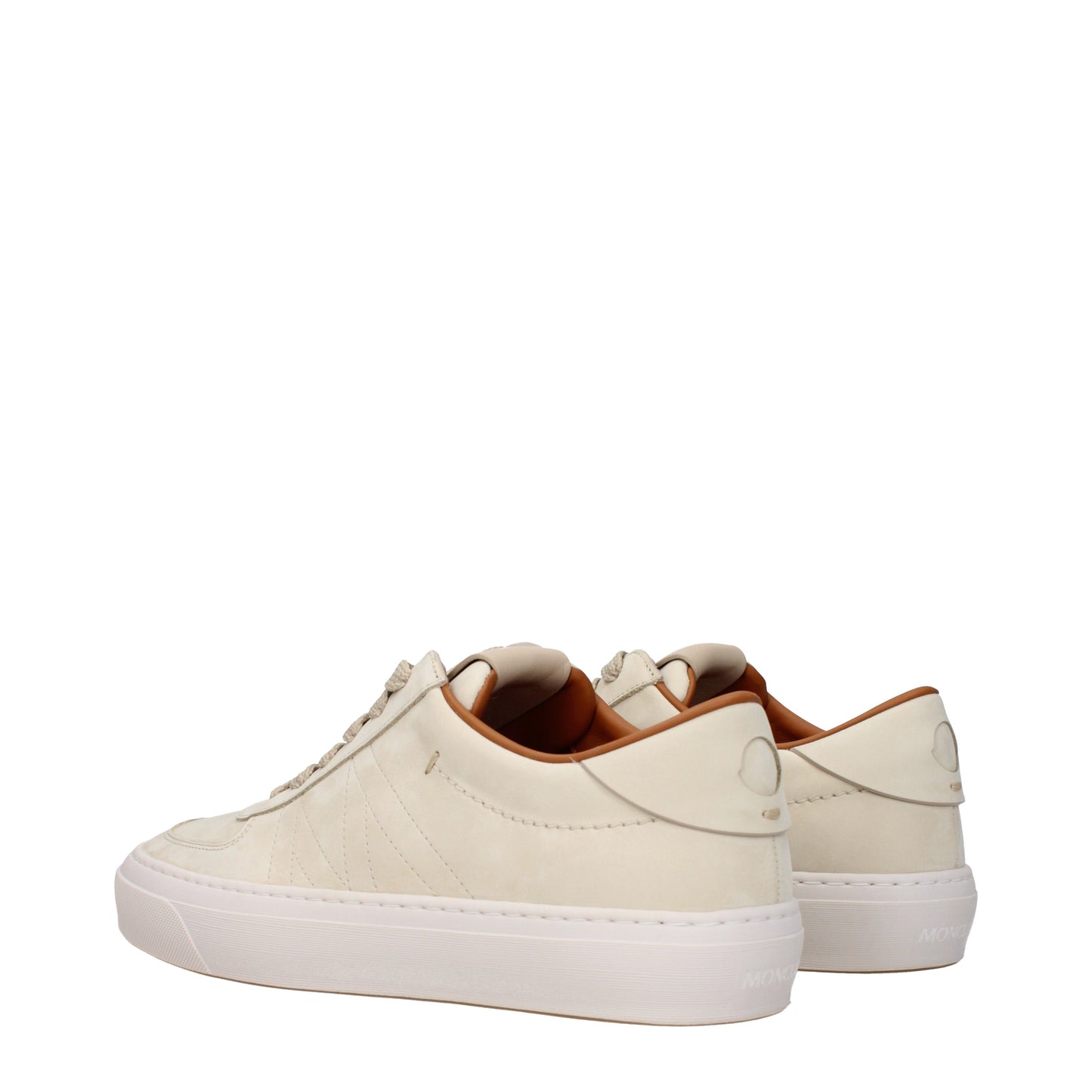 Moncler Men's Sneakers in Suede Beige