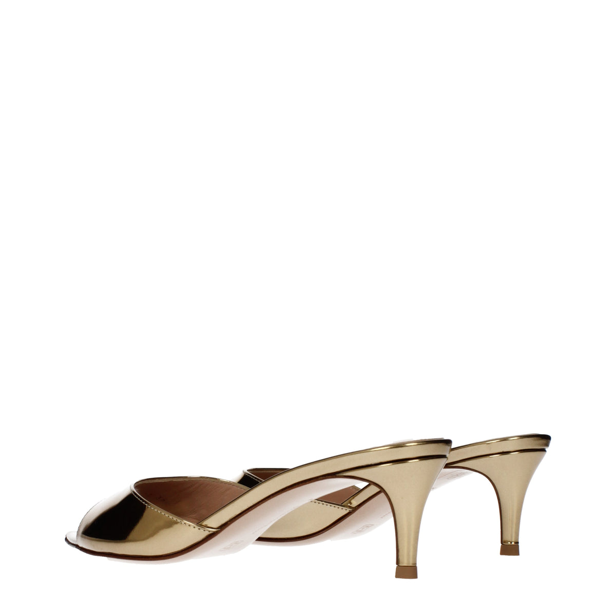 Gianvito Rossi Sandals Women Leather Gold