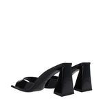 The Attico Sandals Women Patent Leather Black