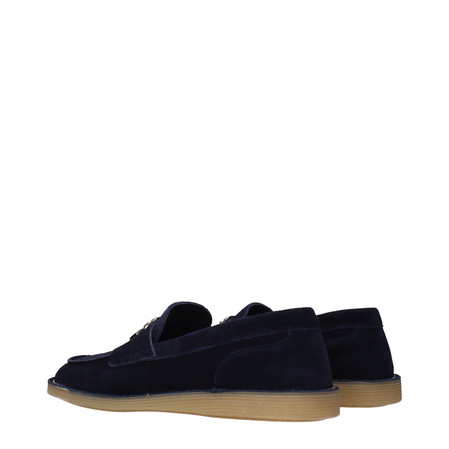 Dolce&Gabbana Loafers Men Suede Blue
