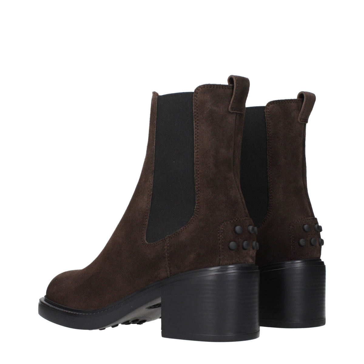 Tod's Ankle Boots Women Suede Brown/Rosewood