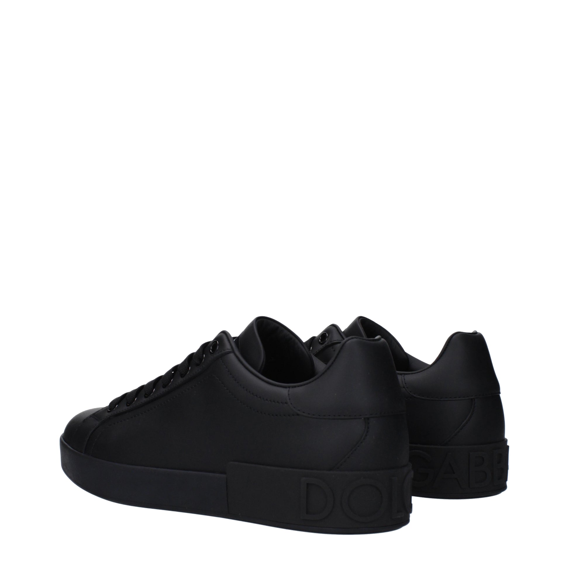 Dolce&Gabbana Sneakers Men Leather Black