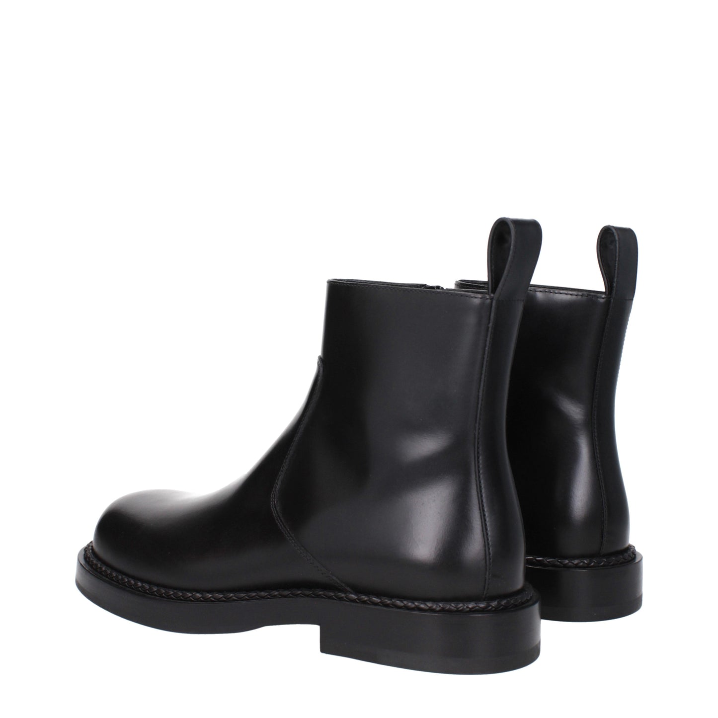 Bottega Veneta Men's Boots in Leather Black