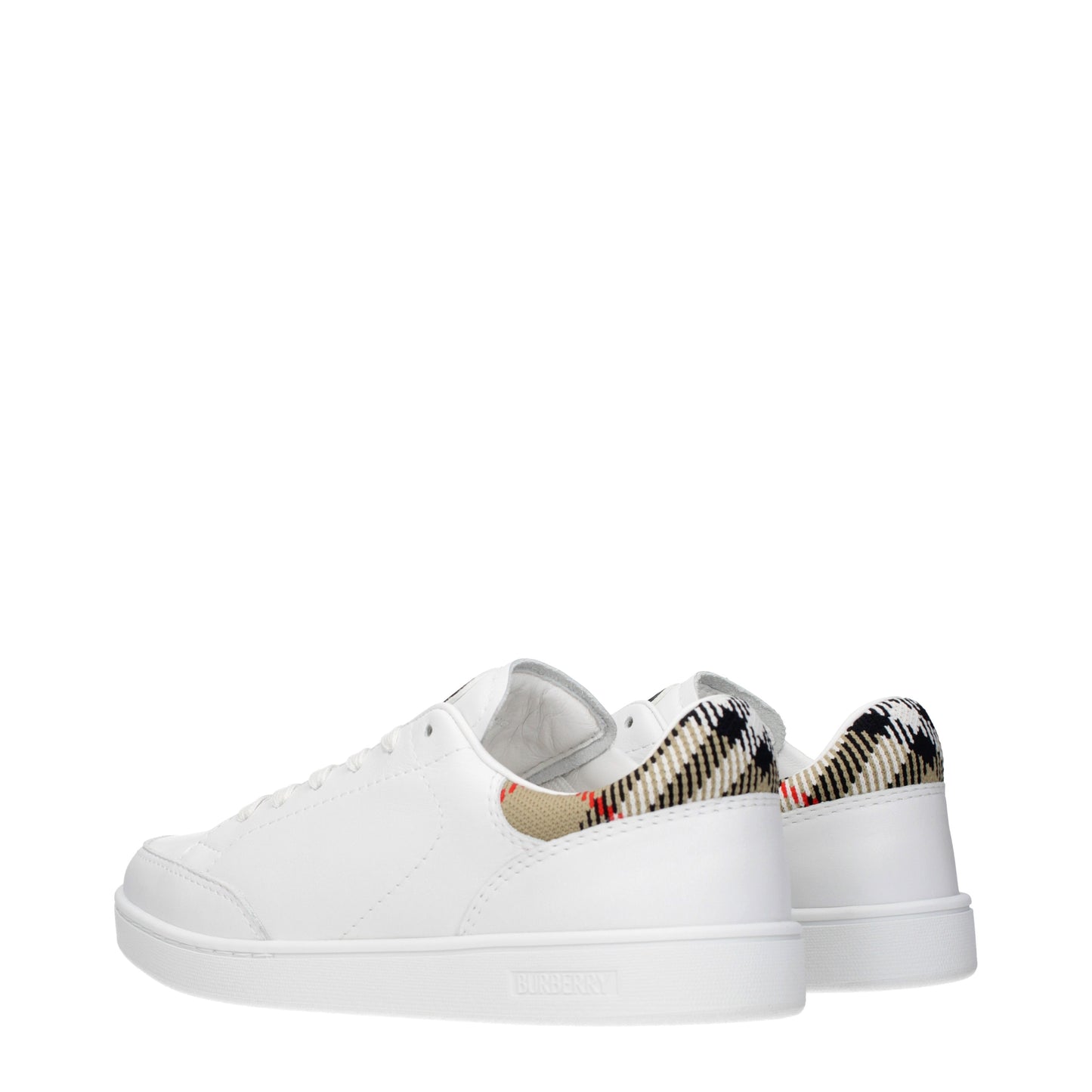 Burberry Sneakers Women Leather White/Sand