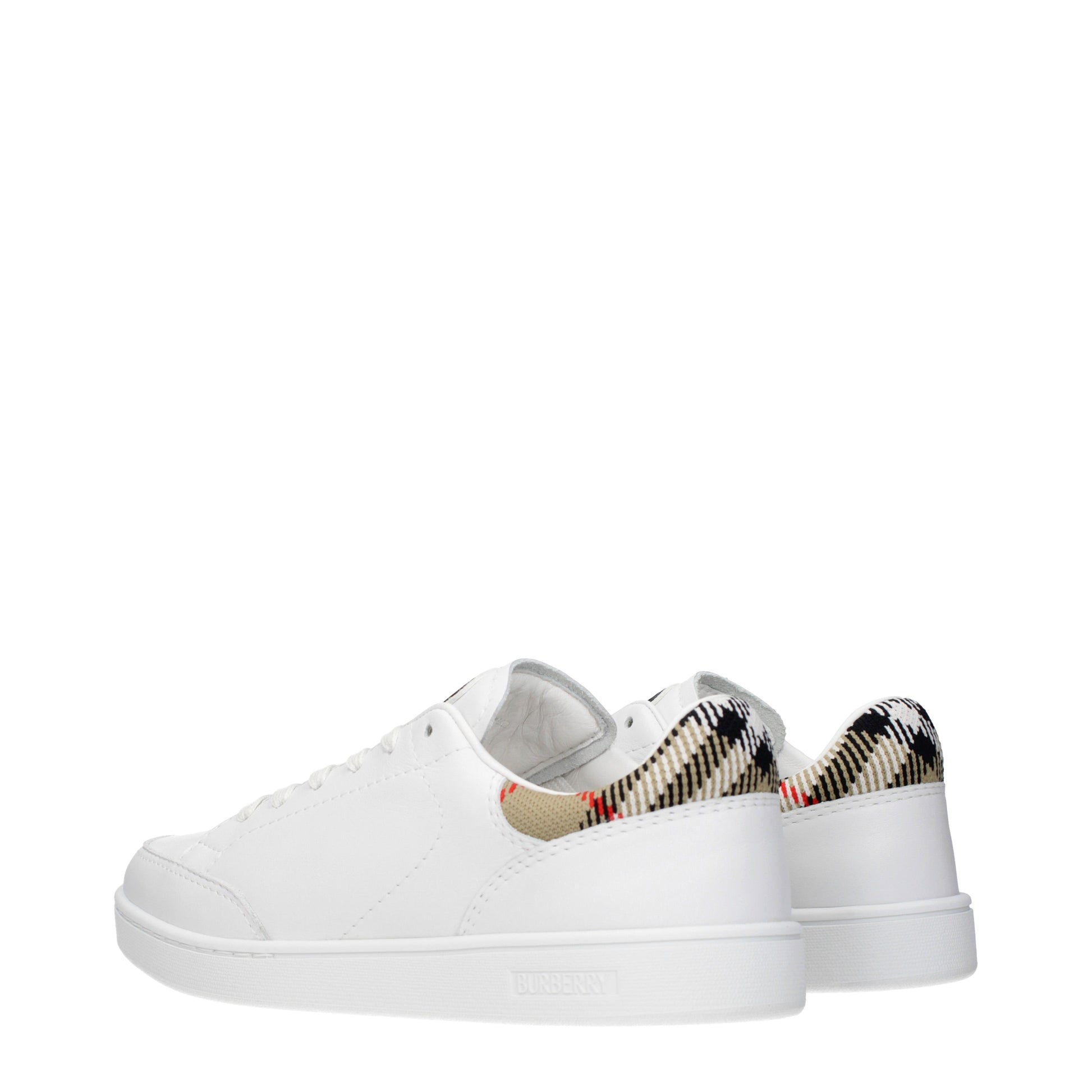 Burberry Sneakers Women Leather White/Sand