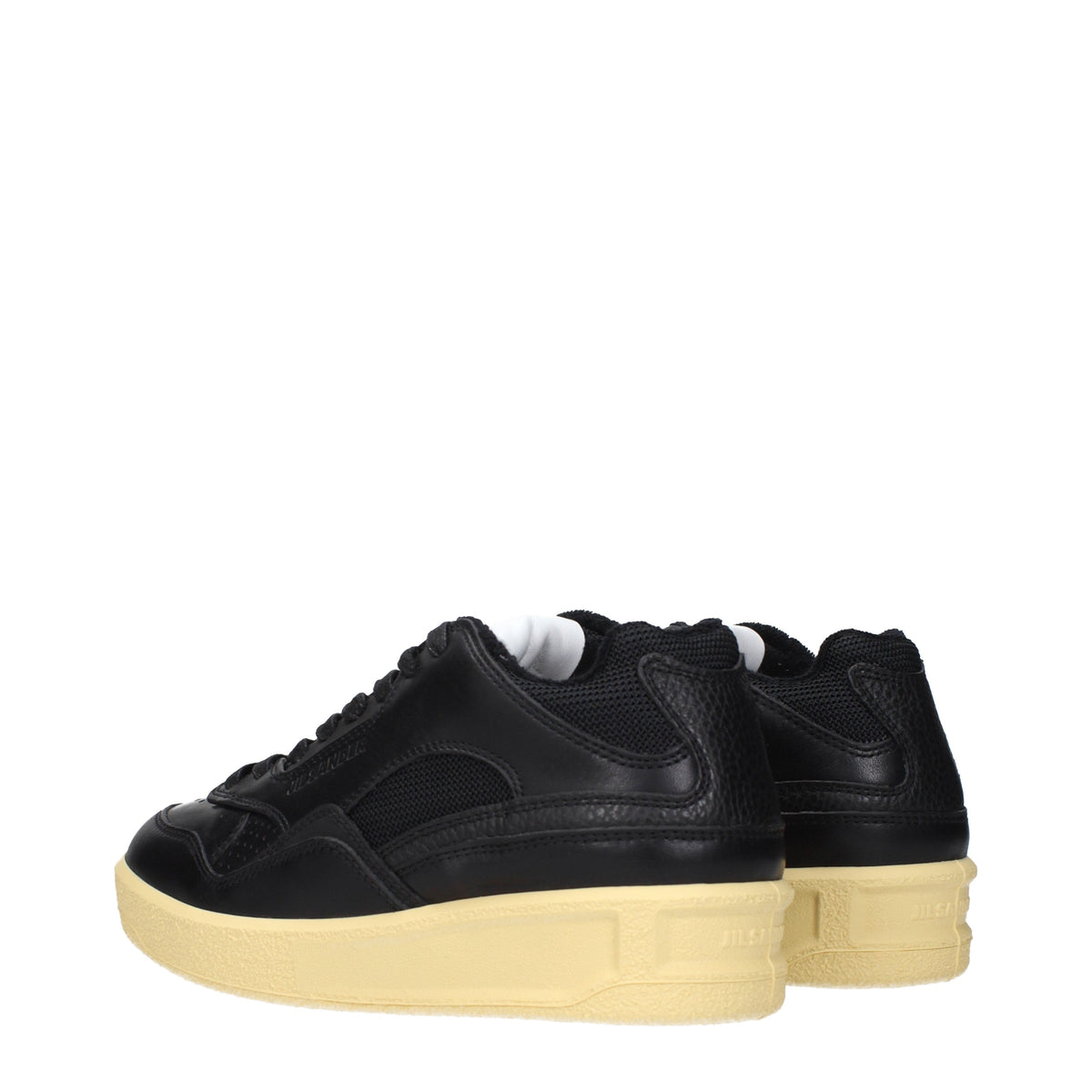 Jil Sander Sneakers Women Leather Black