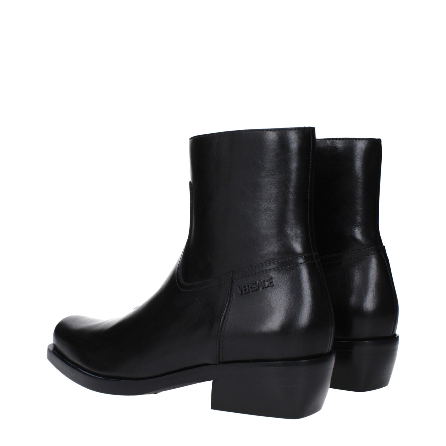 Versace Men's Ankle Boots Leather
