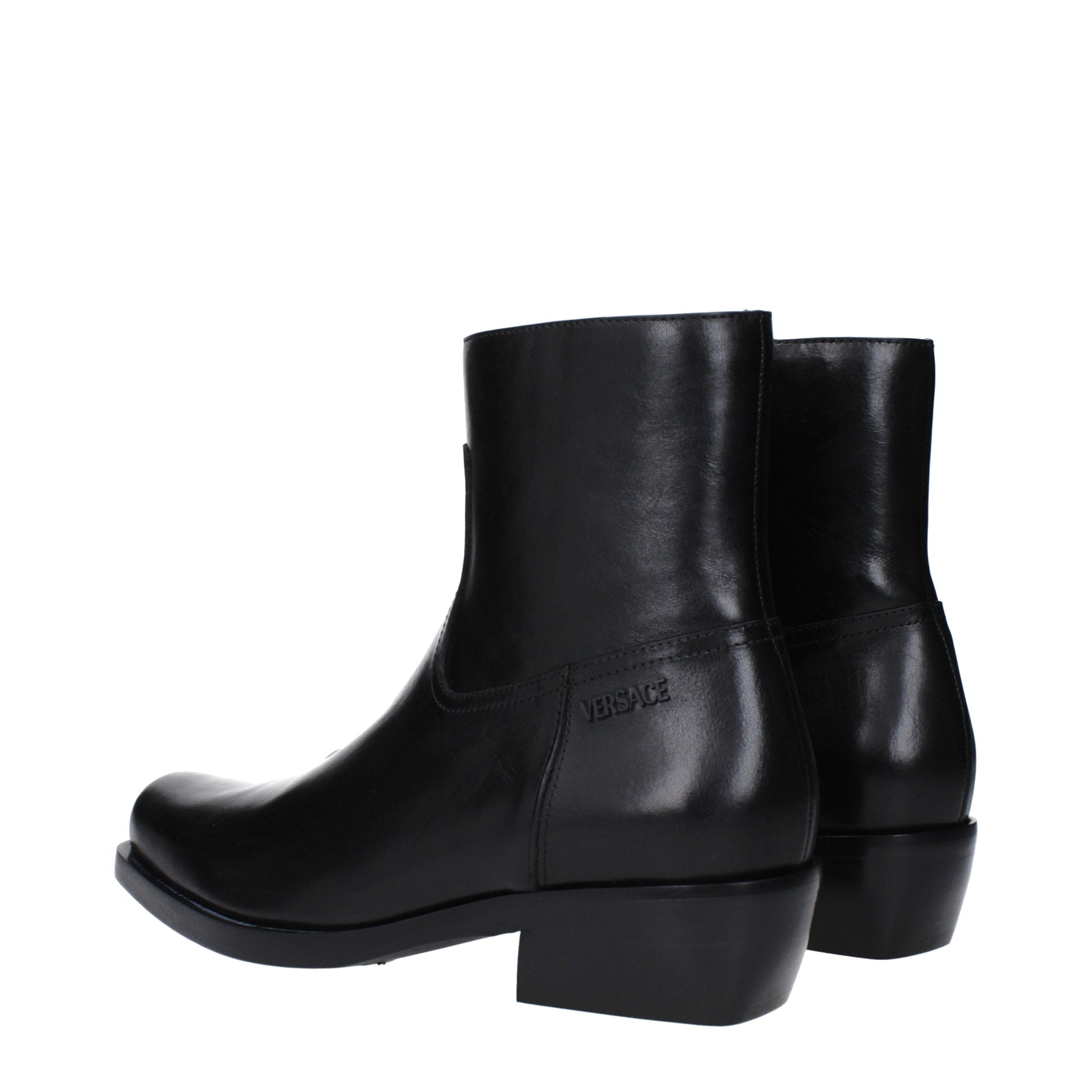 Versace Men's Ankle Boots Leather