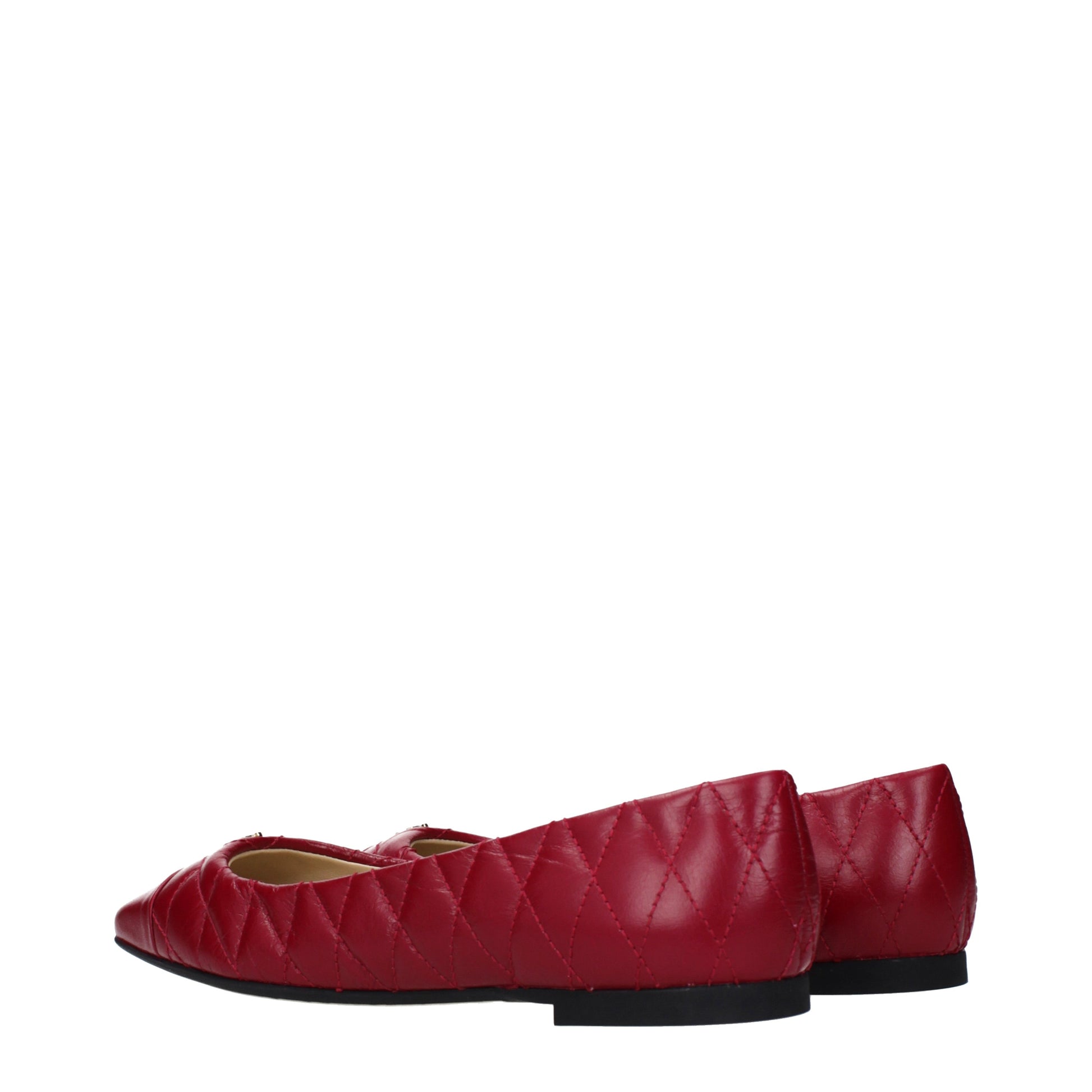 Jimmy Choo Ballet Flats Women Leather Fuchsia/Raspberry