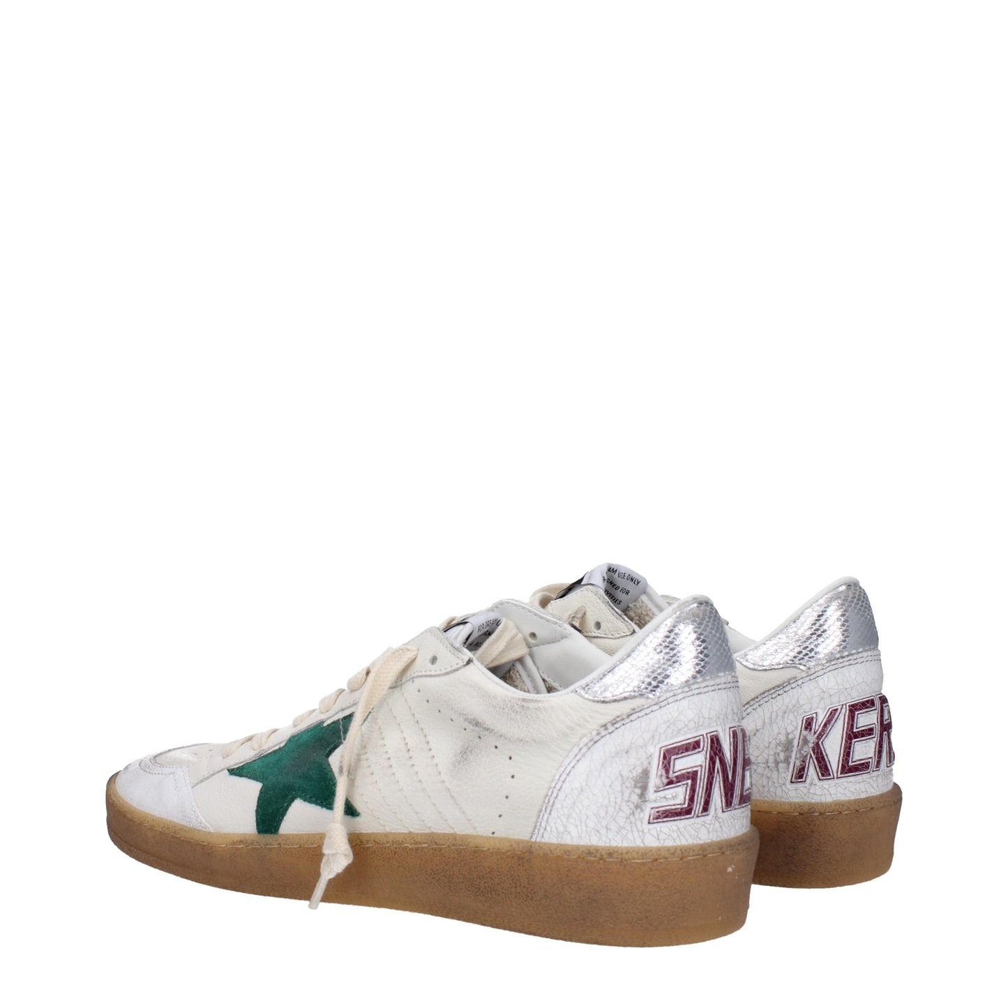 Golden Goose Men's Sneakers in Leather Beige/Green