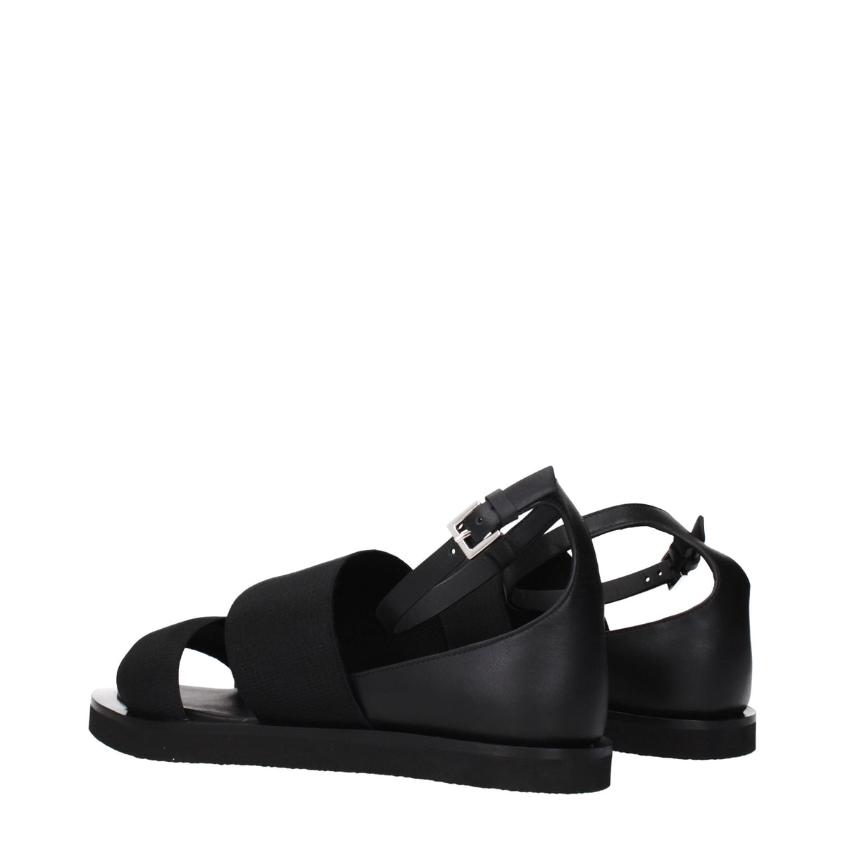 Max Mara Sandals Women Fabric  Black