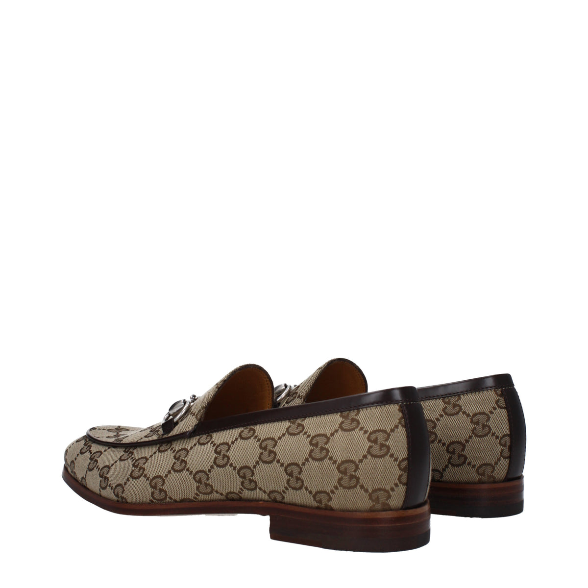 Gucci Loafers Men Fabric  Beige/Ebony